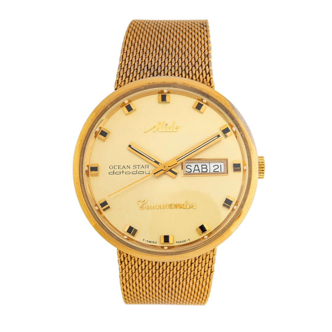 RELOJ MIDO COMMANDER EN ACERO DORADO REF. 8429