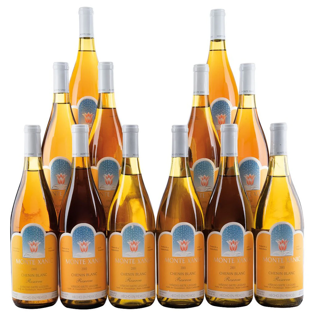Vertical Chenin Blanc Reserva Cosechas: 1999 (4), 2000 (4), 2001 (4) Piezas: 12