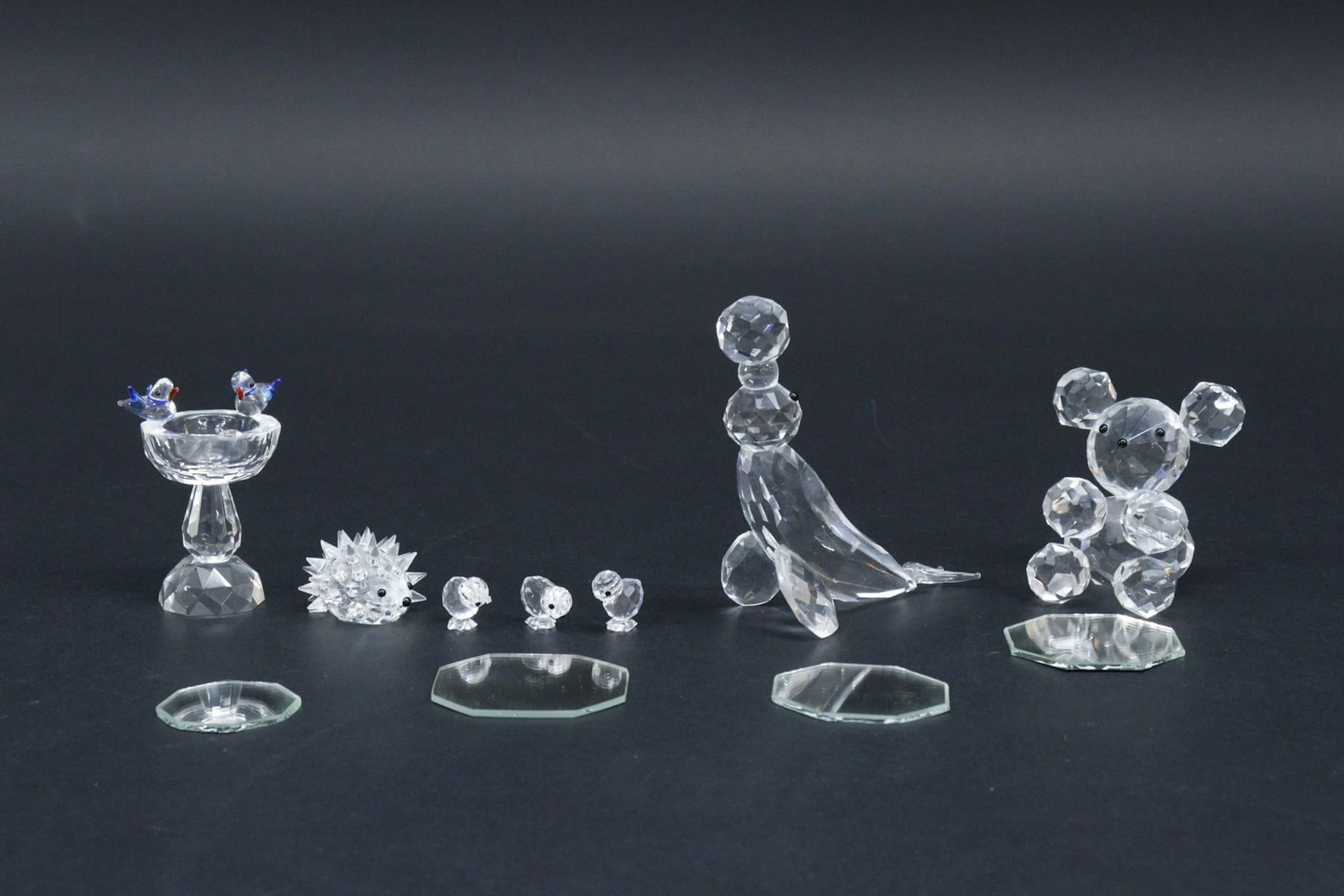 Miniatyrer, kristall, en Swarovski