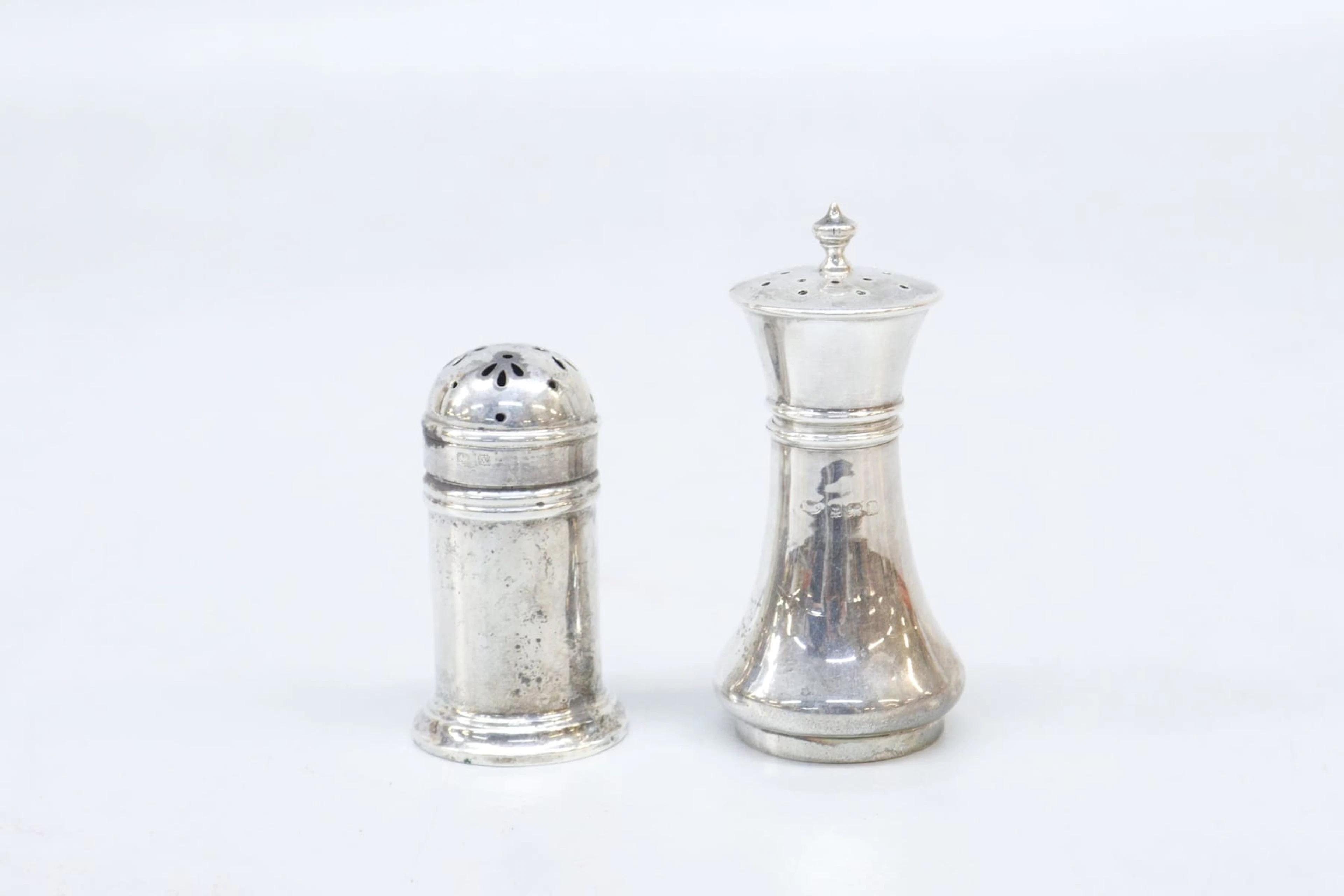 Salt- och pepparströare, silver
