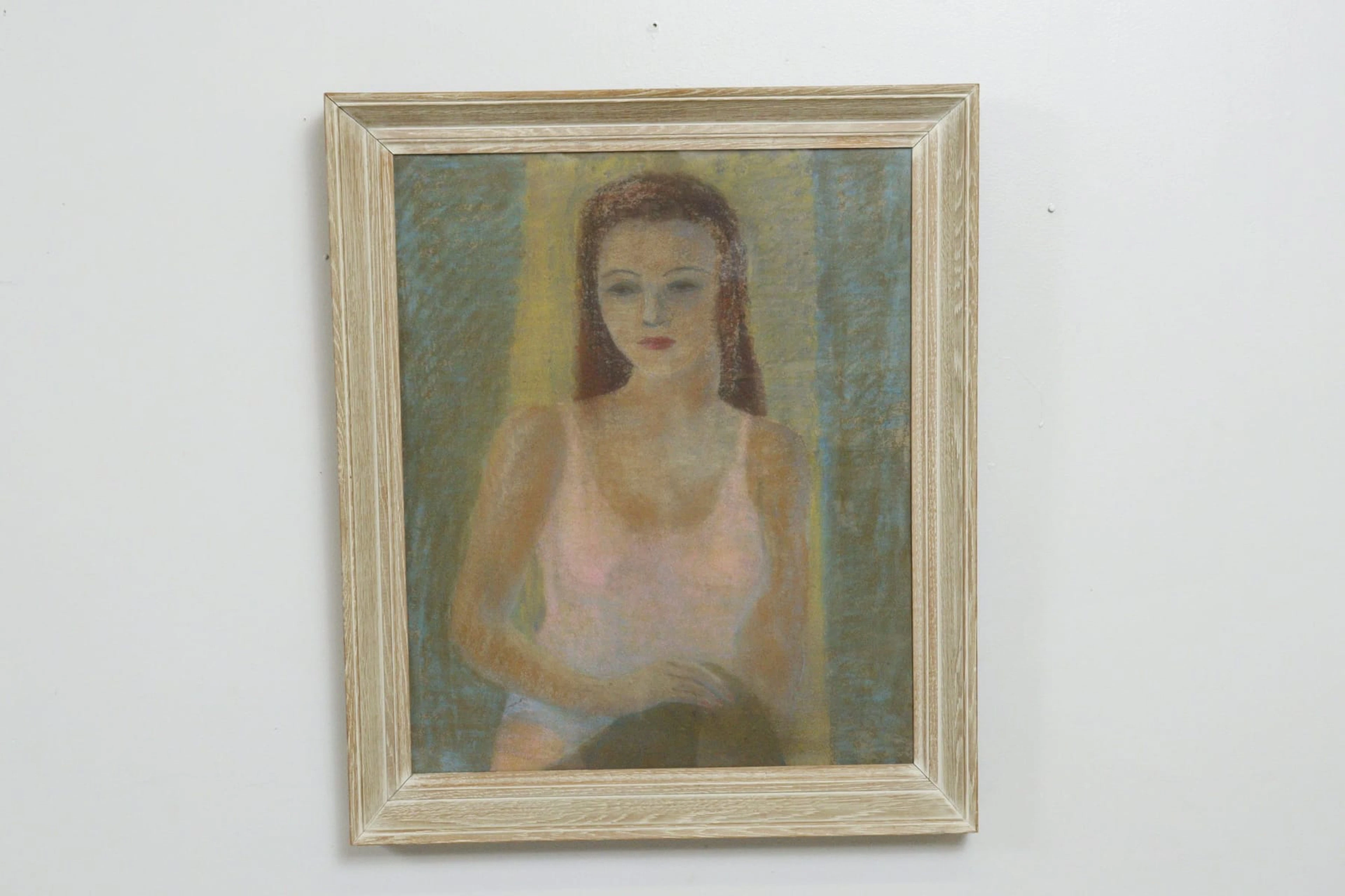 Bengt Carlberg, "Elise", pastell, signerad