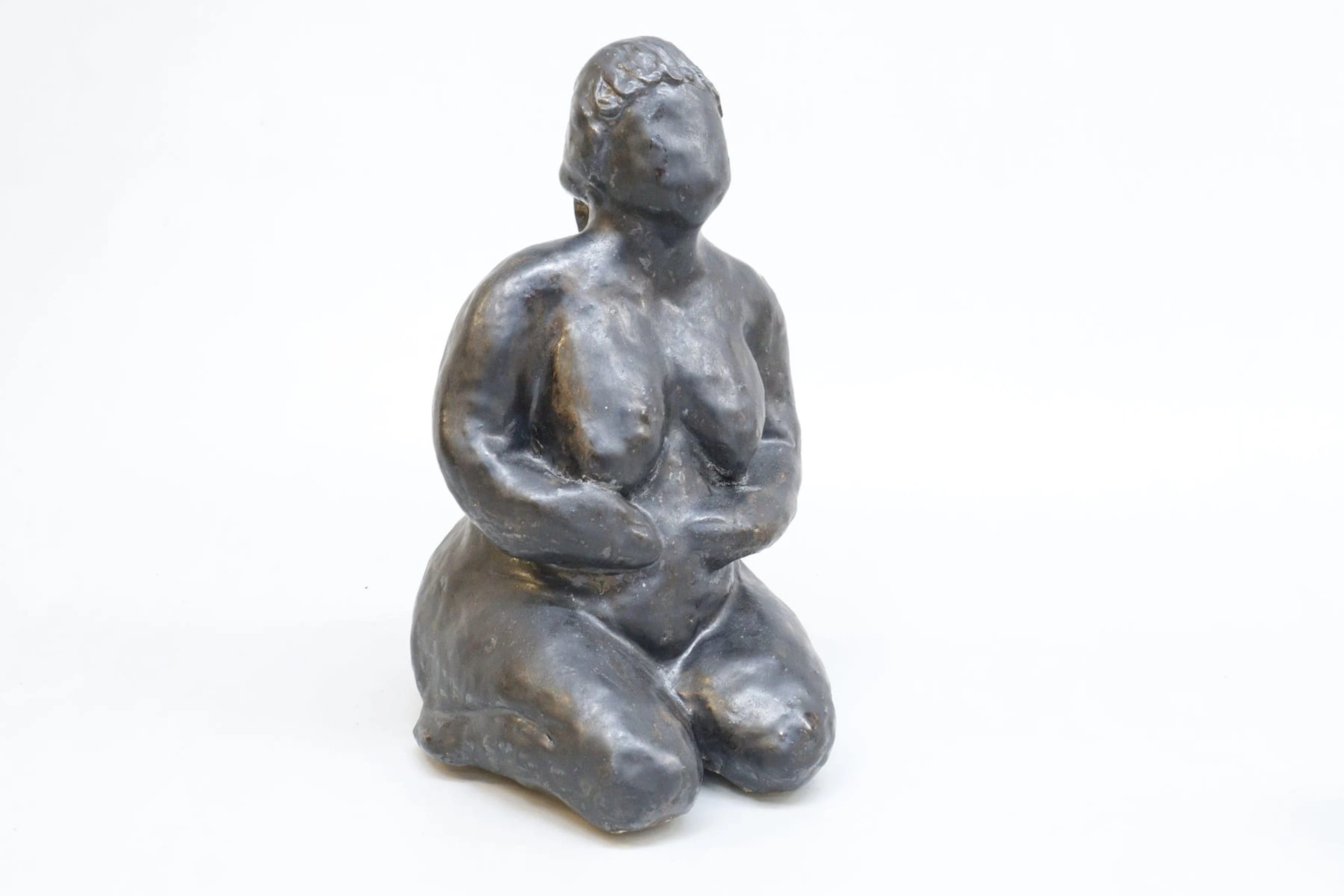 Skulptur, keramik, signerad