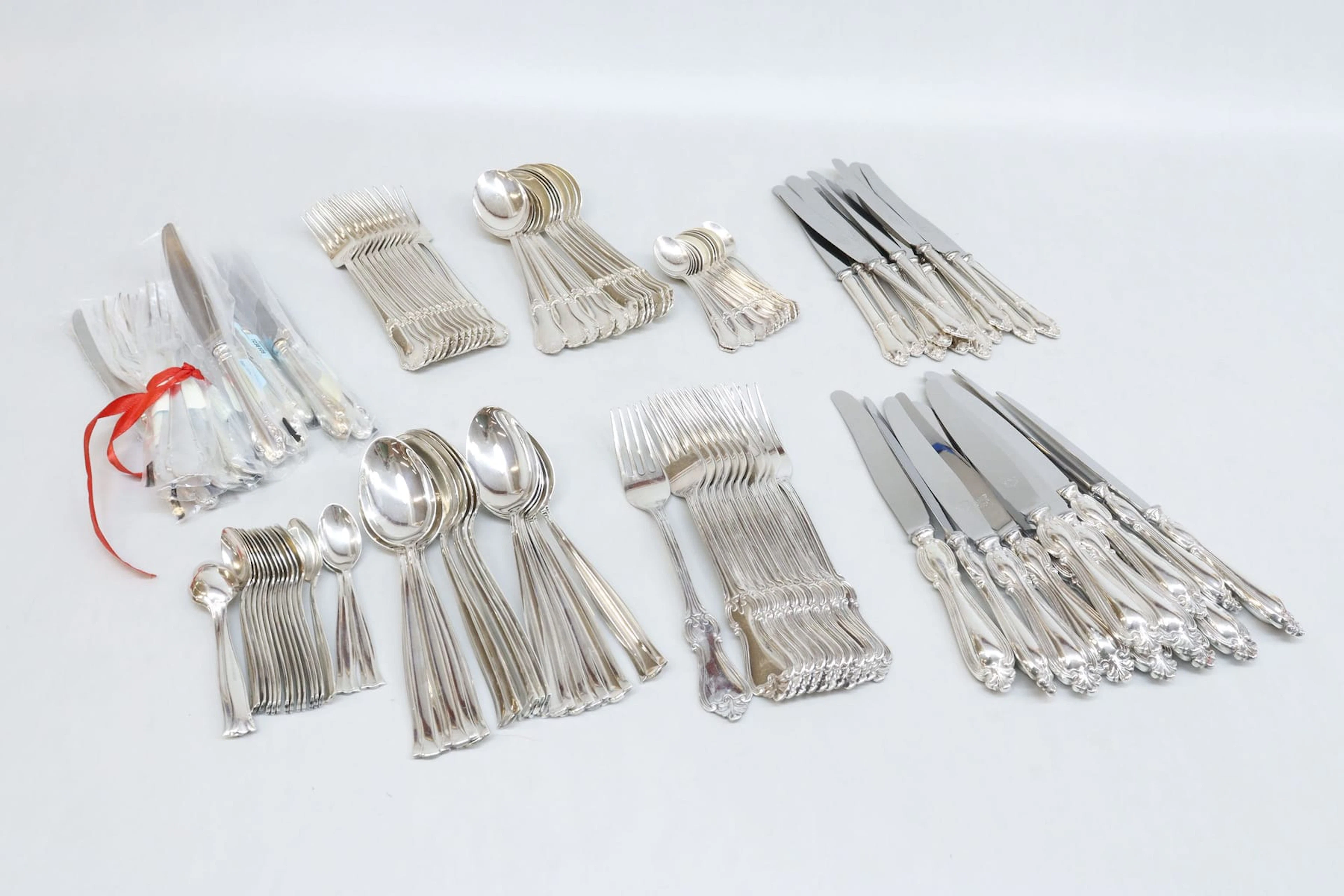 Diverse bestick, nysilver, ca 78 delar