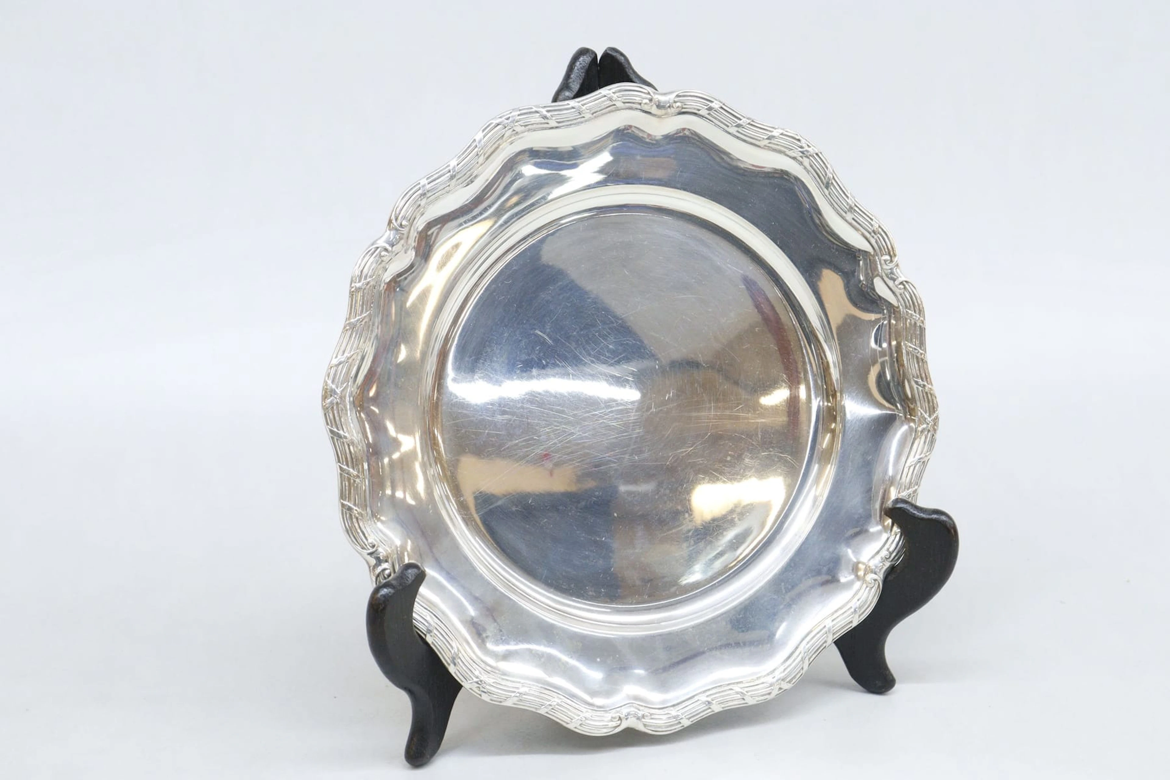Fat, silver, CG Hallberg, vikt 281 gram