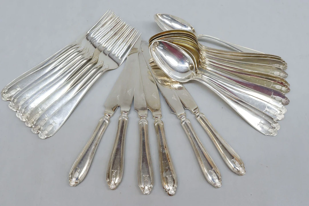 Bestick, 27 delar, "Vasa", nysilver