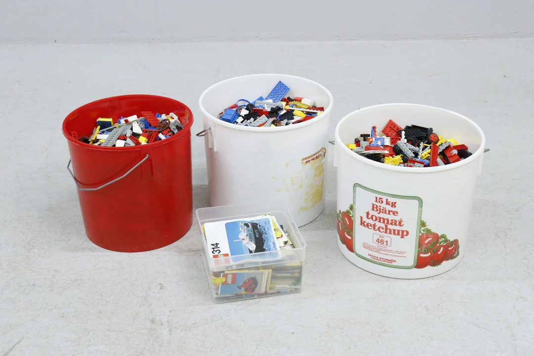 Parti lego med beskrivningar