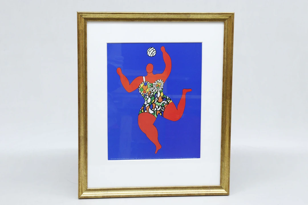 Niki de Saint Phalle, "Volleyboll", tryck