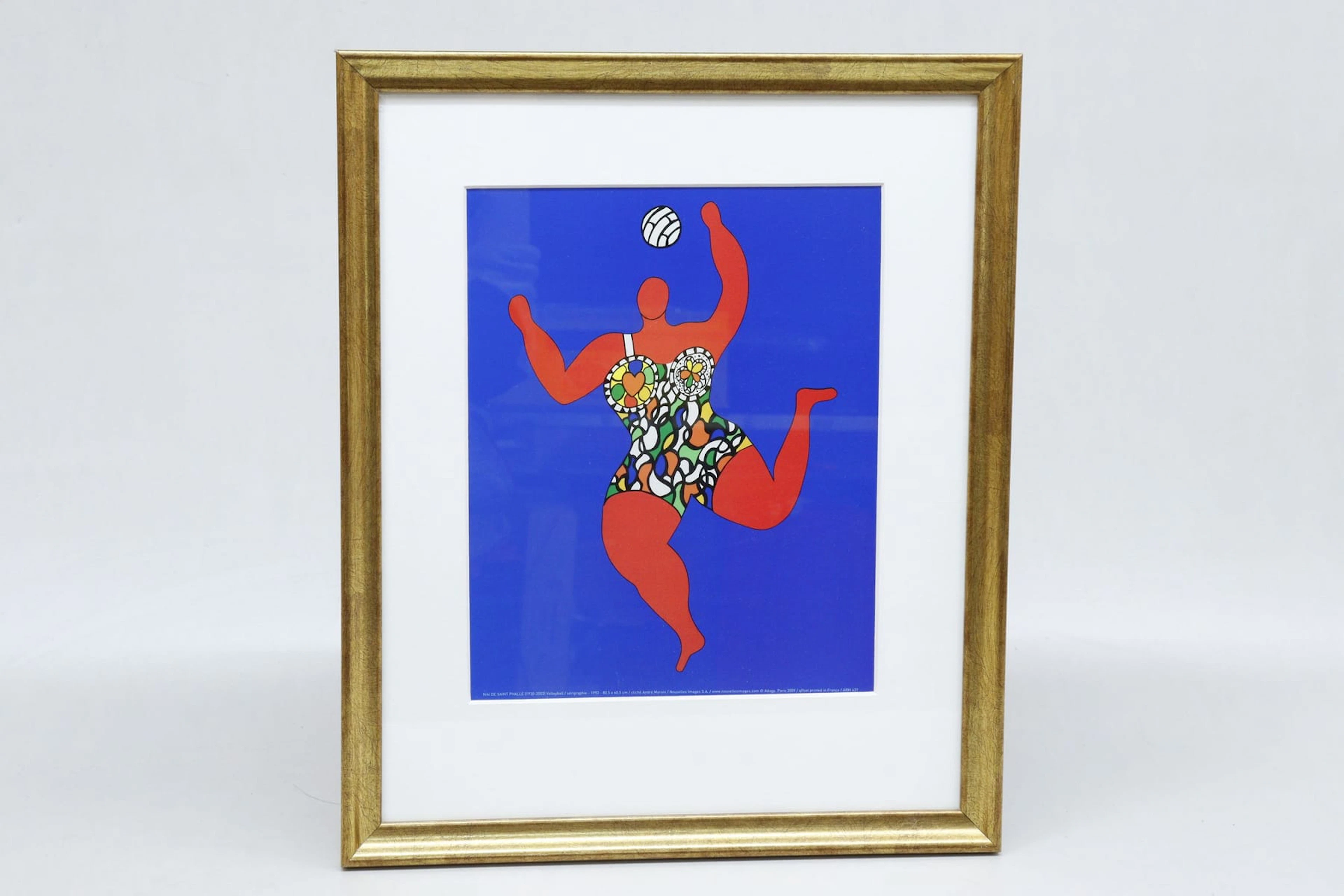Niki de Saint Phalle, "Volleyboll", tryck