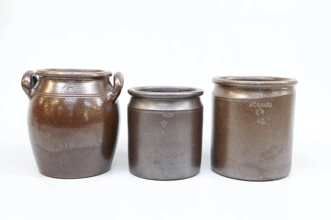 Krus, 3st, Höganäs och Wallåkra, 3-5 liter
