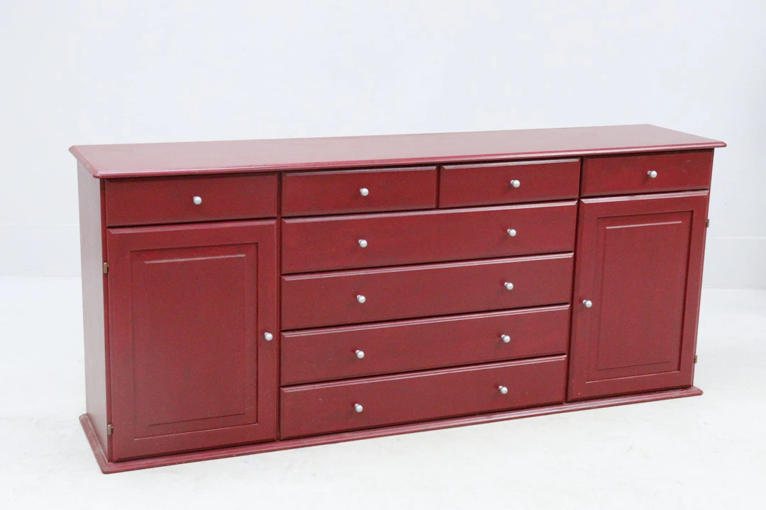 Sideboard, rödmålad
