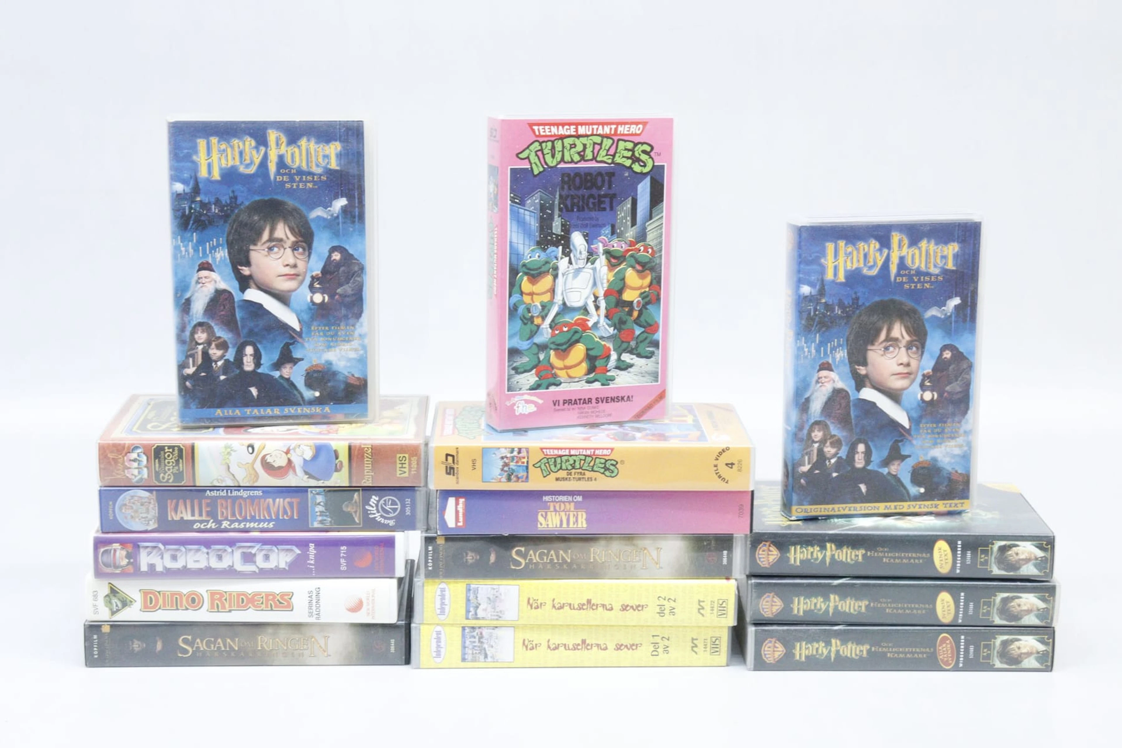 Barnfilmer, VHS, bla Harry Potter