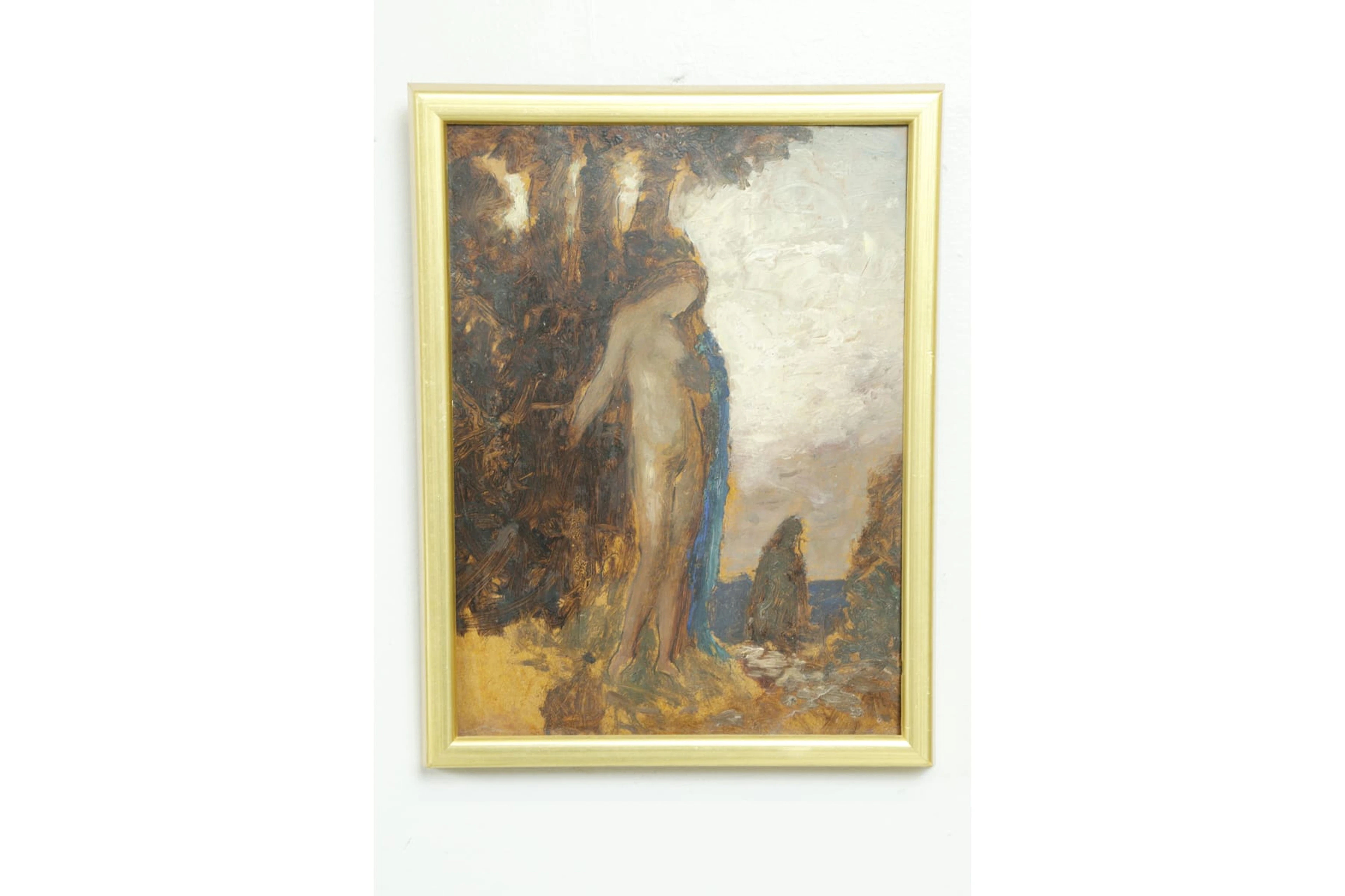 David Wallin, motiv efter Gustave Moreau, olja på papp