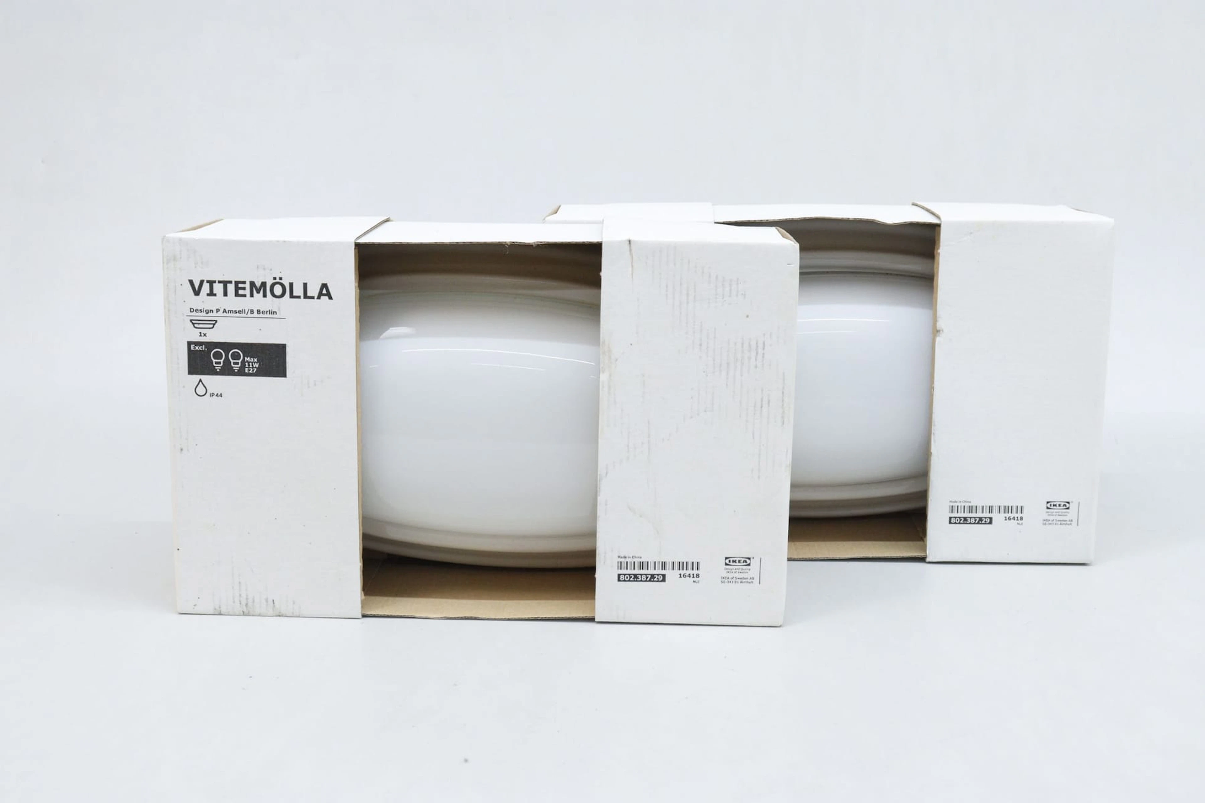 Lampor, 1 par, "Vitemölla", Ikea