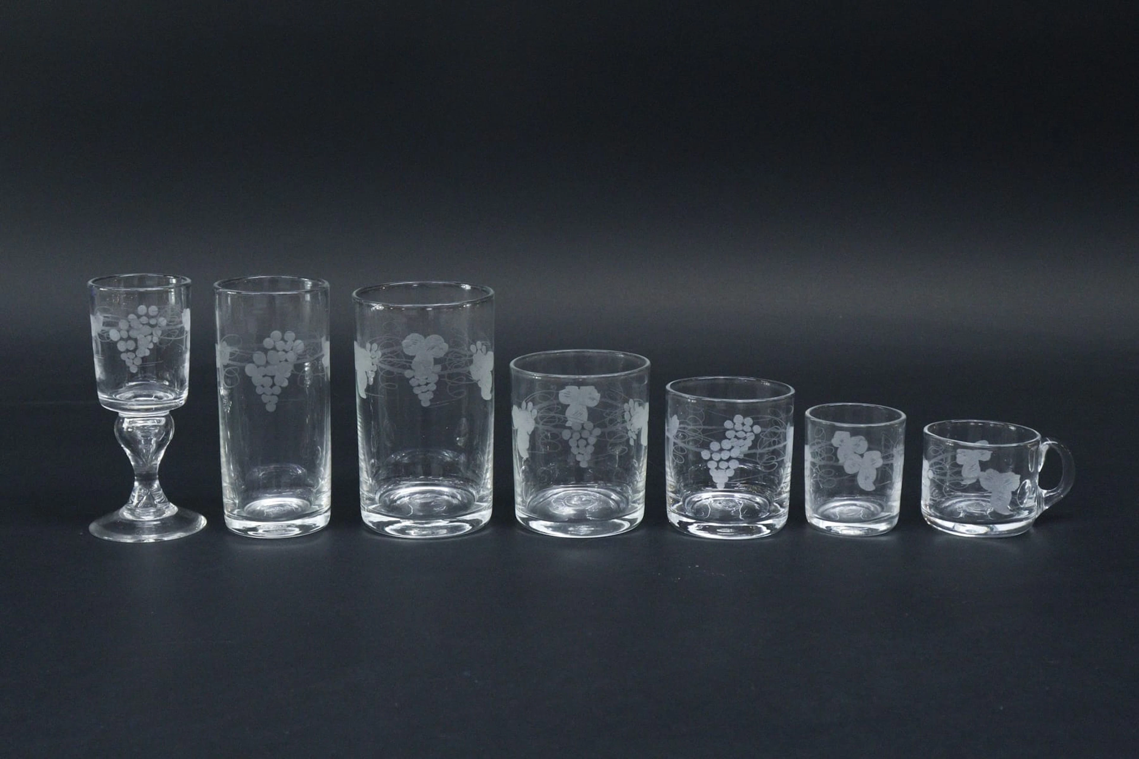 Glasservis, 59 delar, Reijmyre "Swedish old"