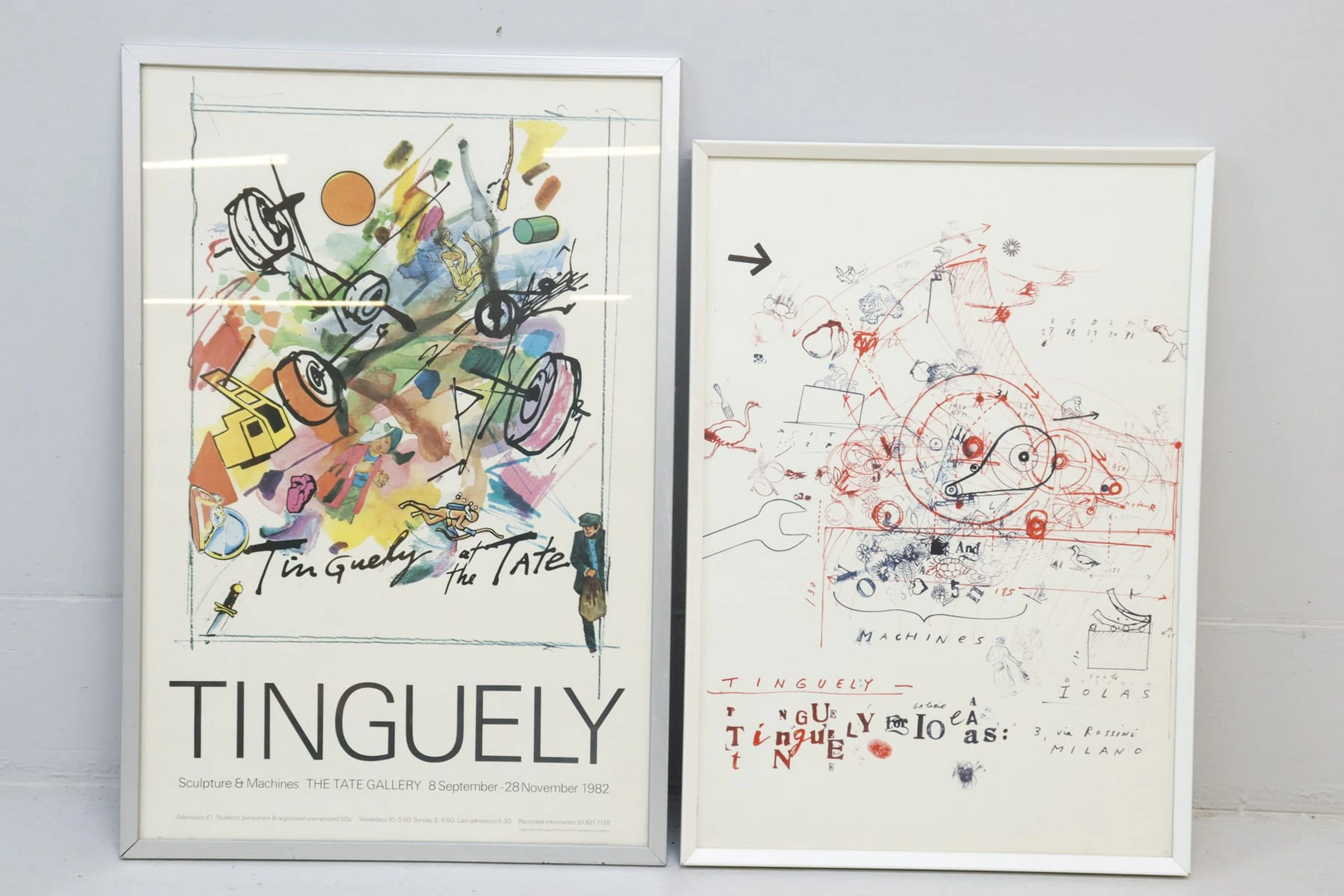 Jean Tinguely, 2st, utställningsaffischer