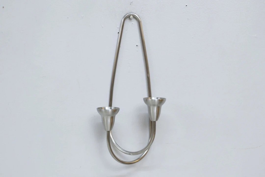 Väggljusstake, Georg Jensen, rostfri