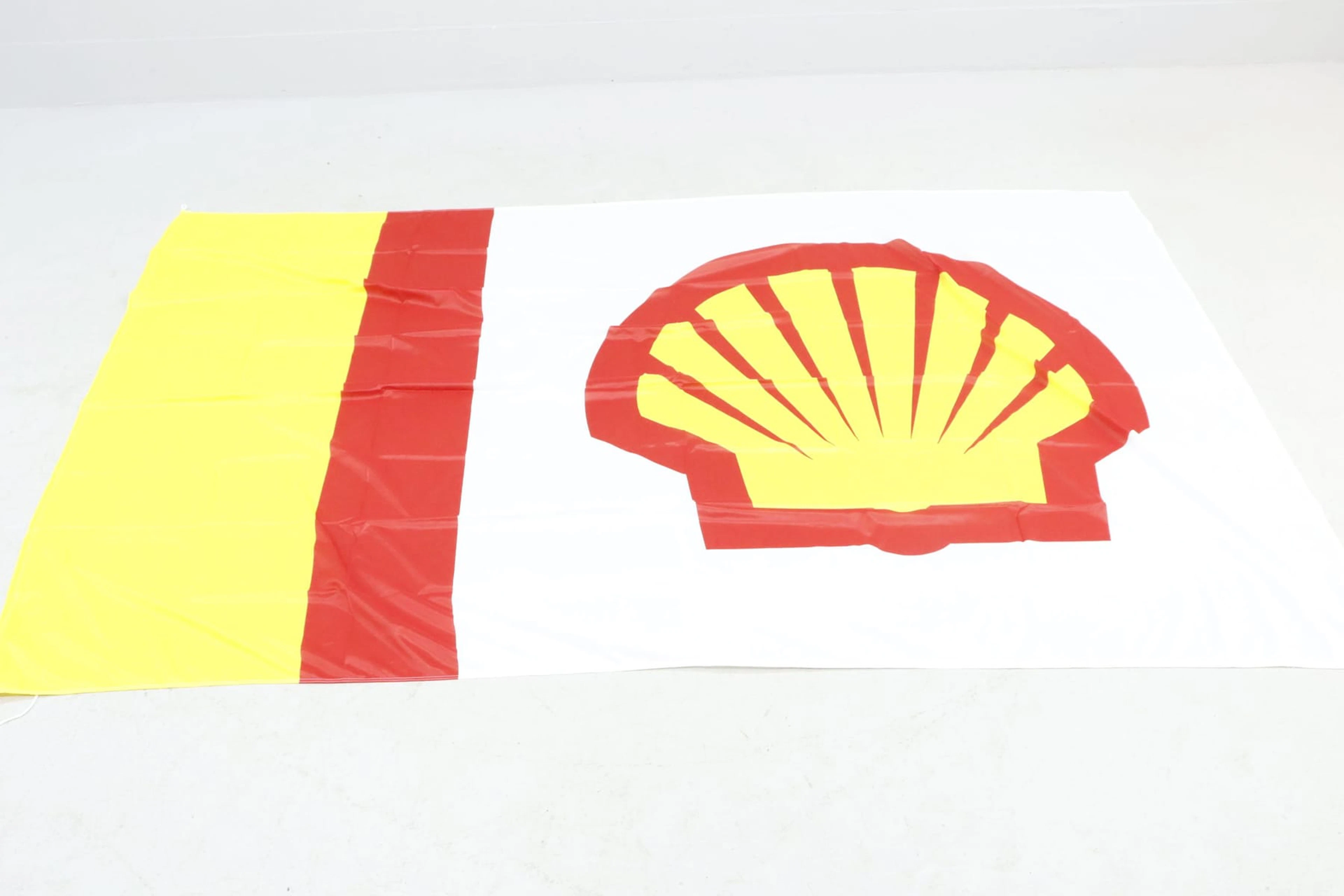 Shell-flagga, 270x80cm, obegagnad