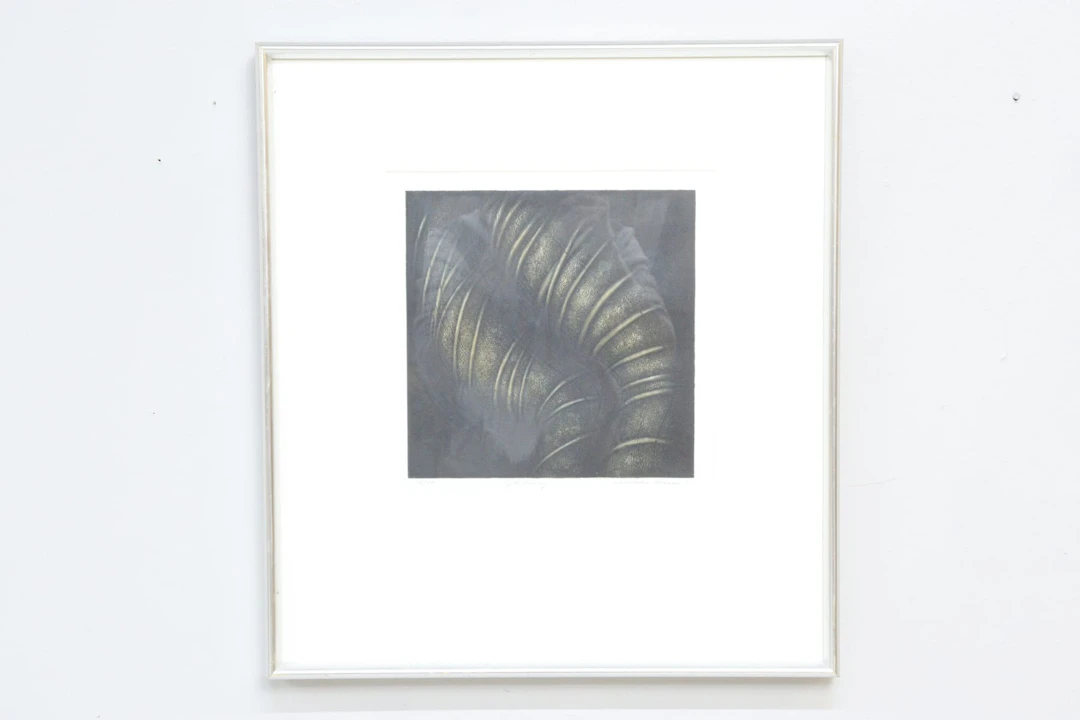 Minako Masui, litografi, signerad