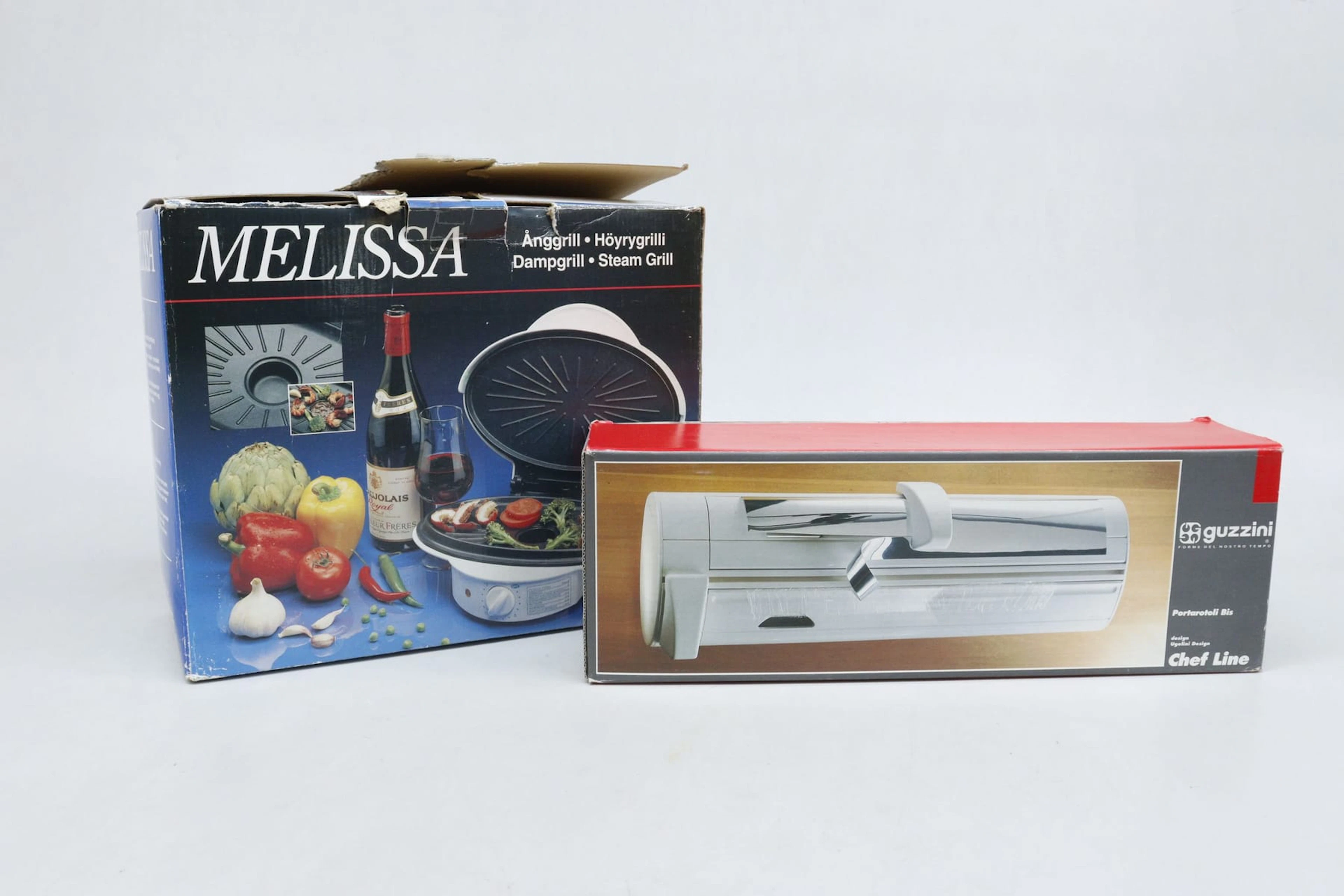 Ånggrill, Melissa, och foliehållare, Guzzini