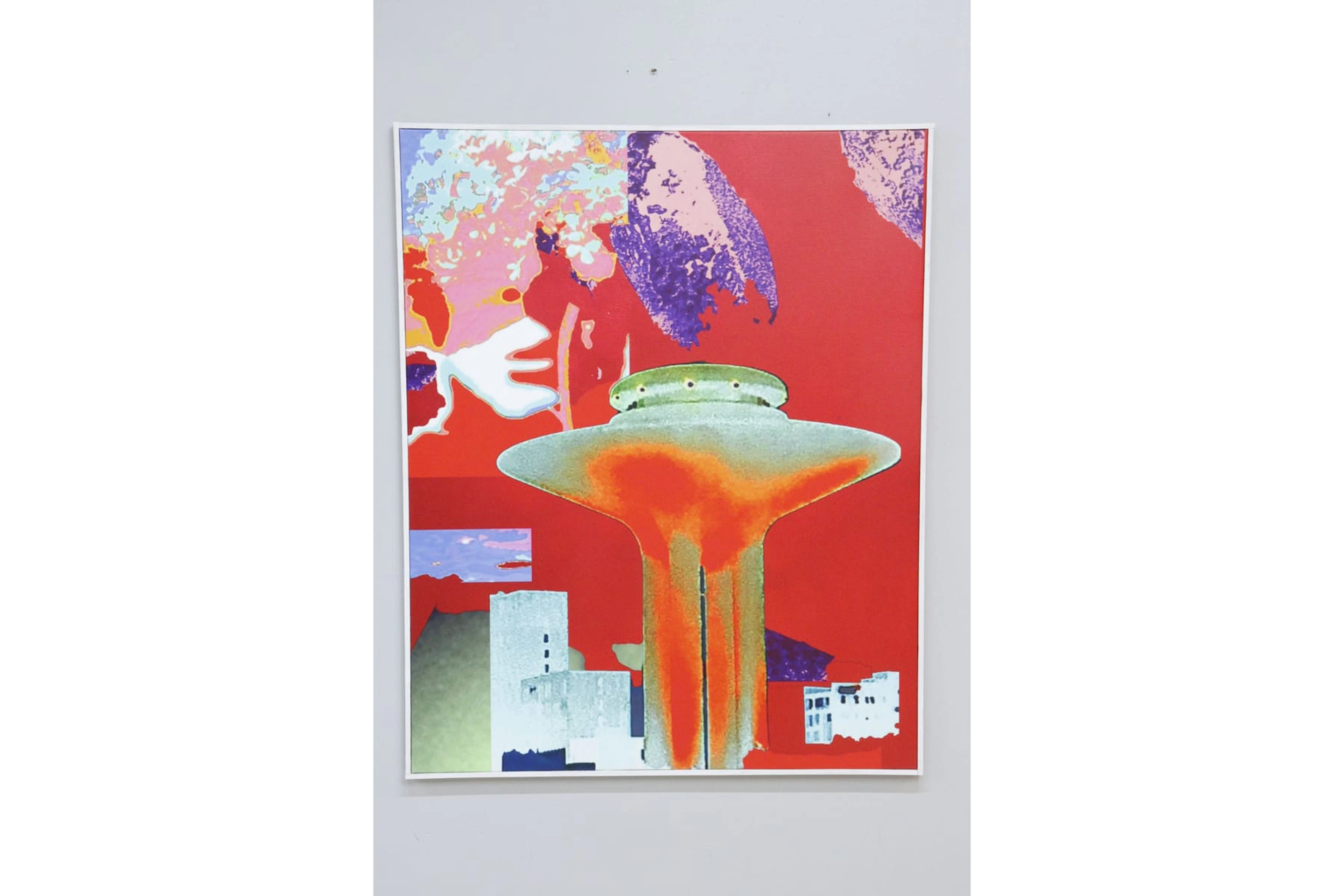 Anki Linderoth, blandteknik, signerad