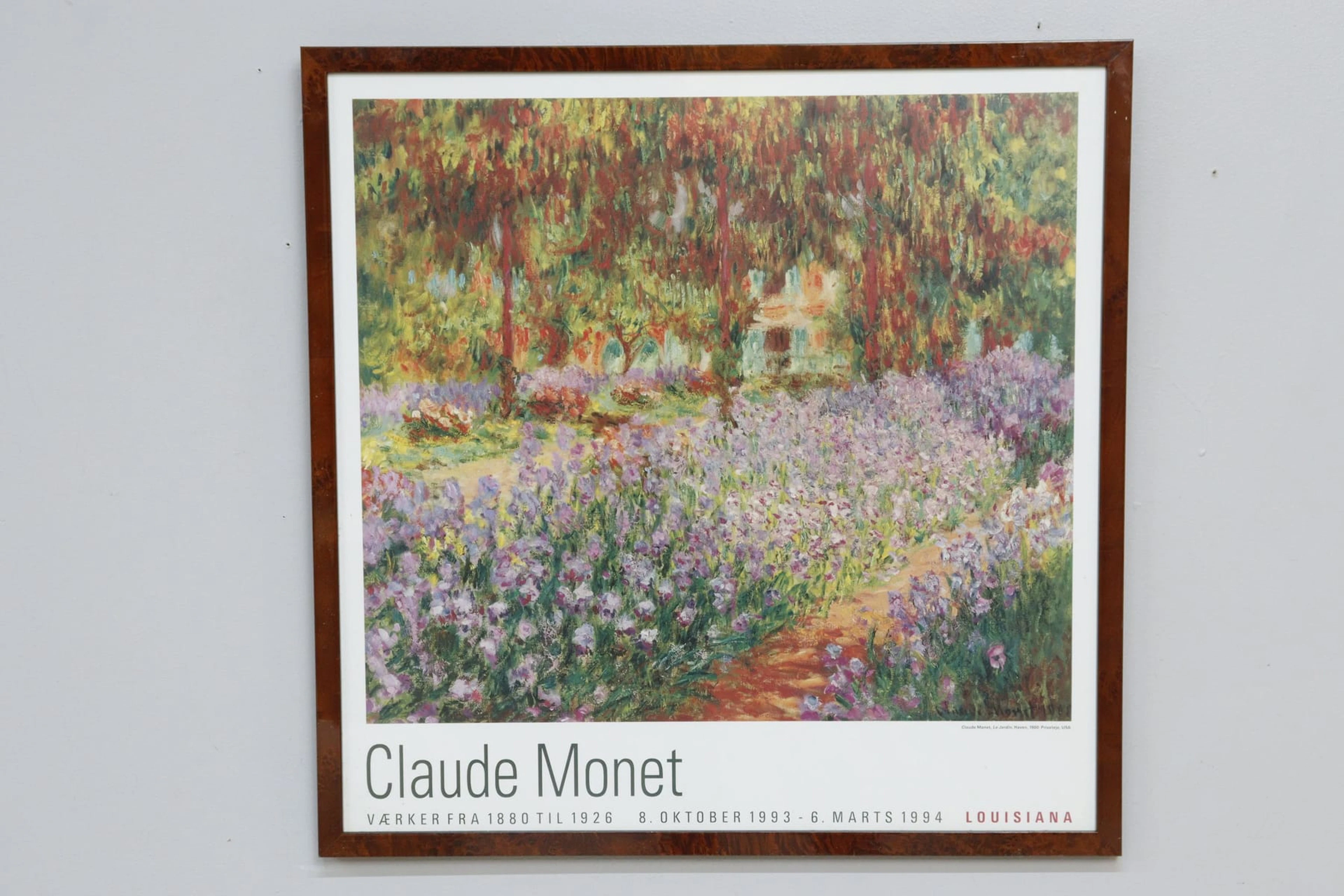 Utställningsaffisch, Claude Monet, Louisiana, 1994