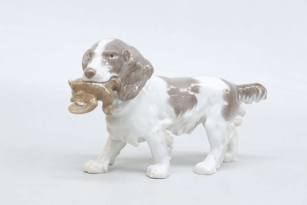 Figurin, spaniel, B&G