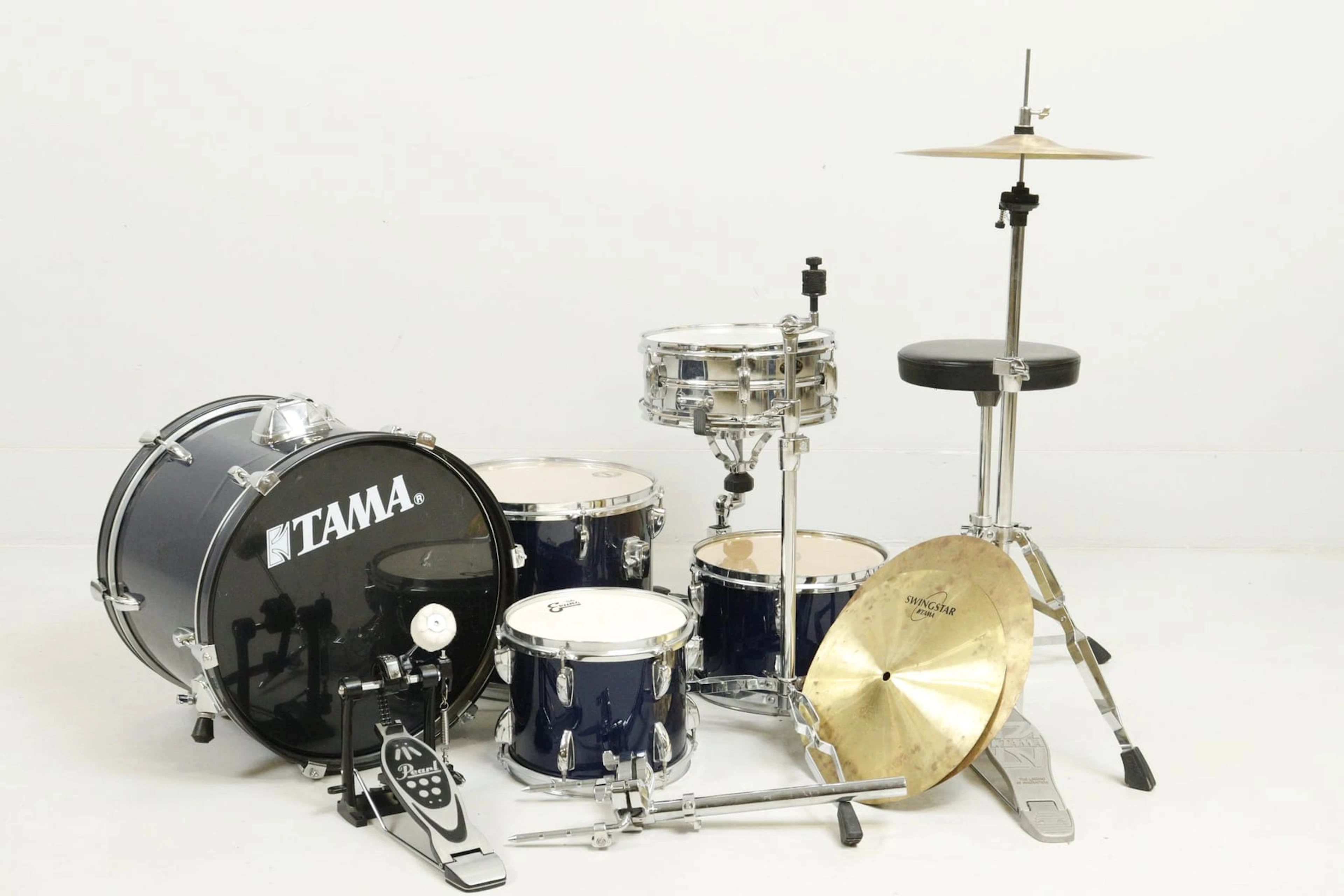Trumset, Tama stagestar 12, 13, 14 och 20, Virvel, Hi-hat, crash
