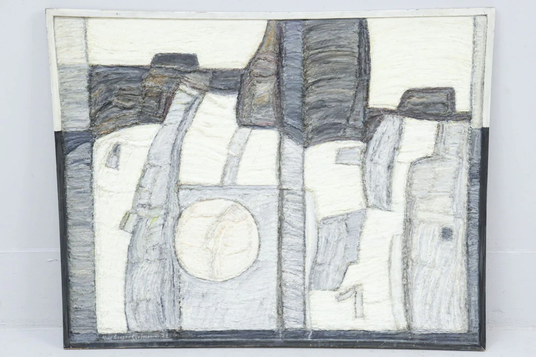Max Greger Carlsson, blandteknik, signerad