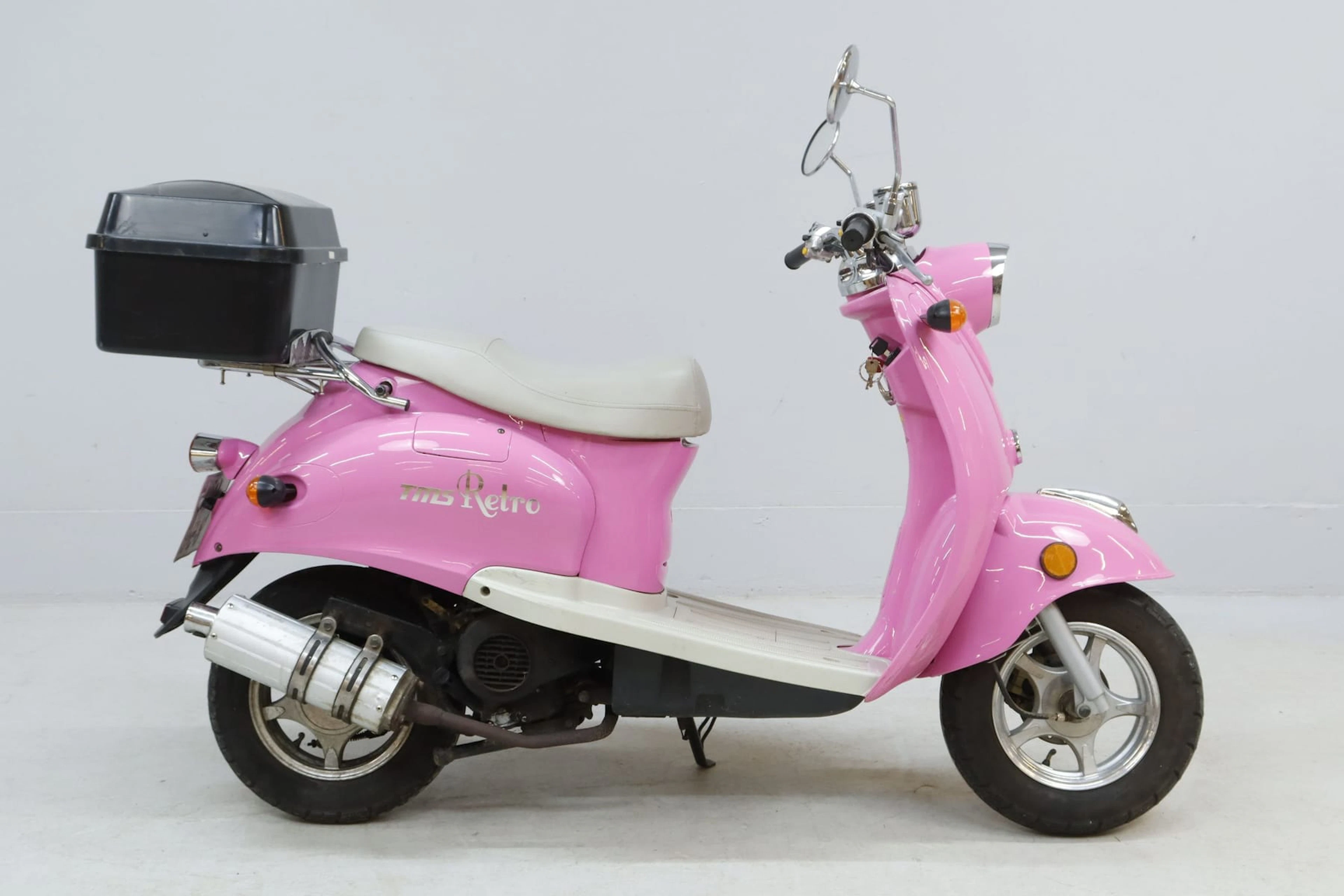 EU-moped, TMC Retro, rosa, 50cc, årsmodell 2008