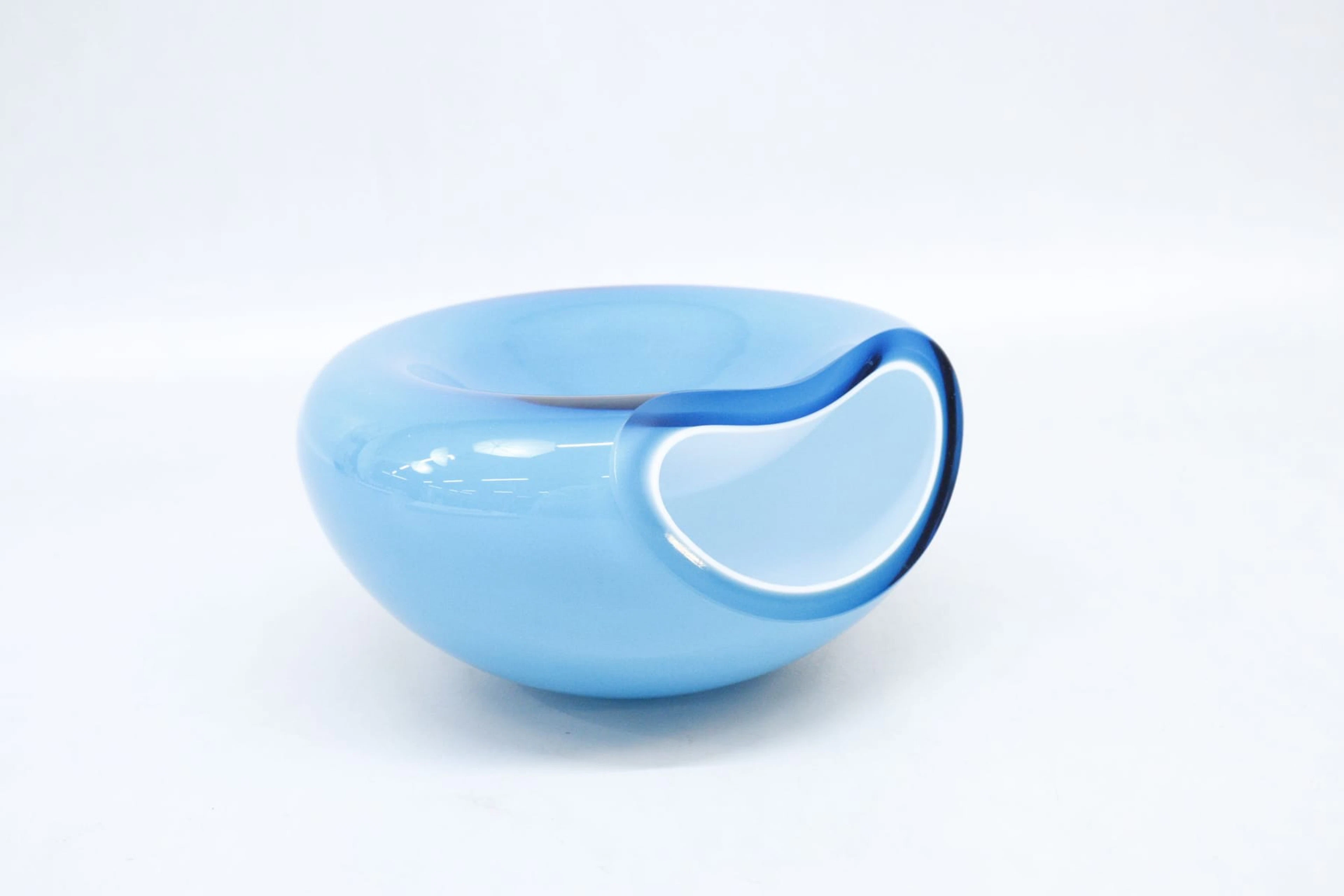 Skål, "Smile", Eva Solo, blått glas