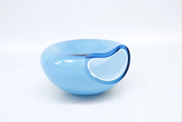 Skål, "Smile", Eva Solo, blått glas