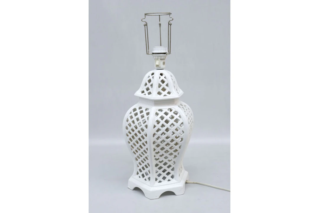 Bordslampa, porslin