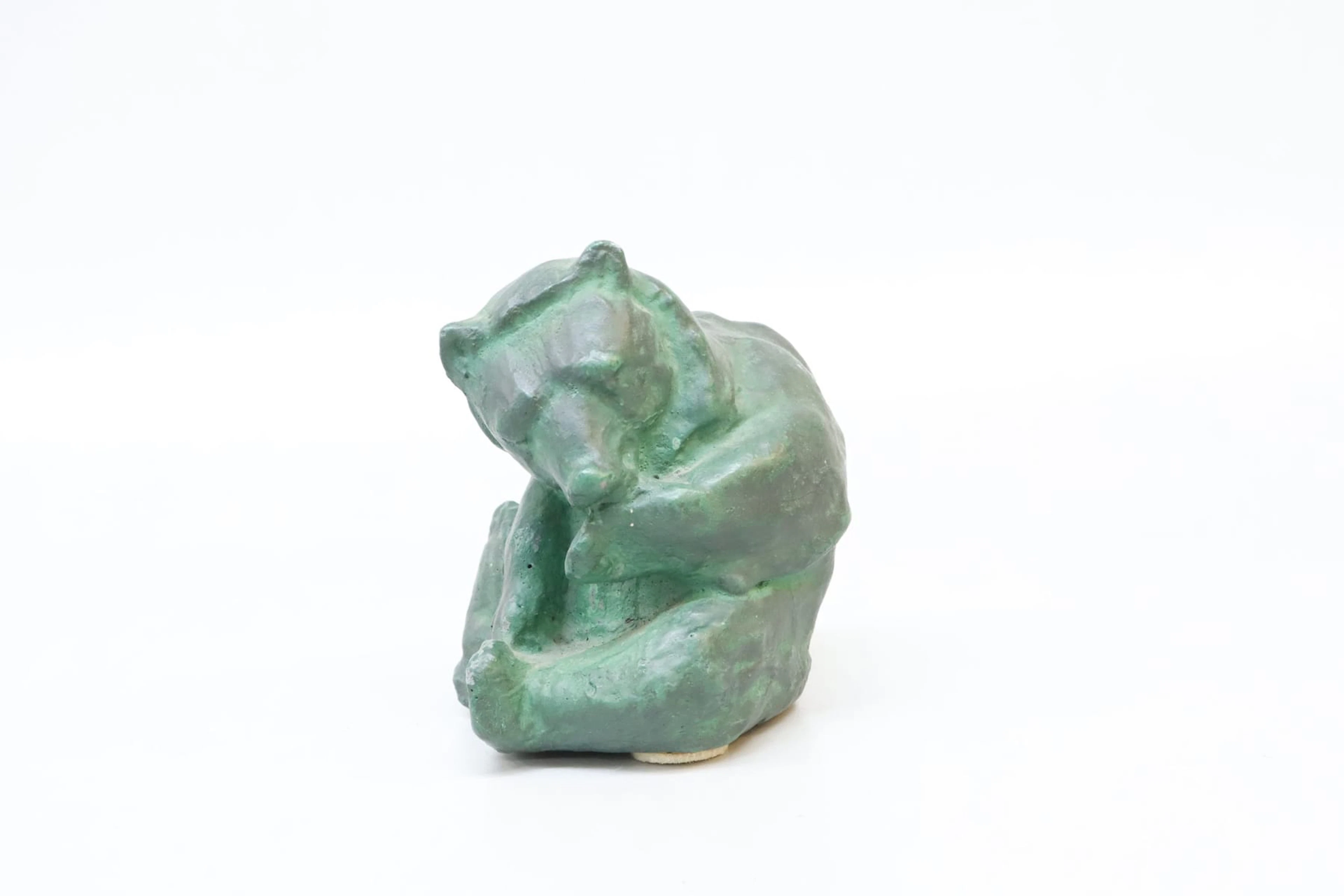 Skulptur, patinerad gips, signerad S Edberg