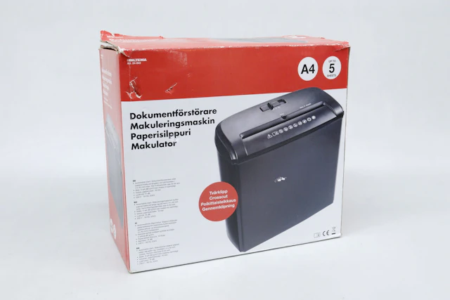 Dokumentförstörare, Biltema