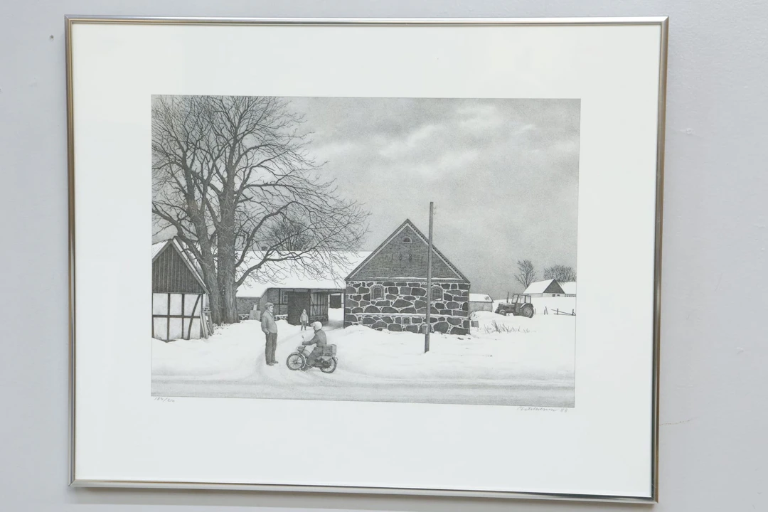 Mats Nilsson, litografi, signerad