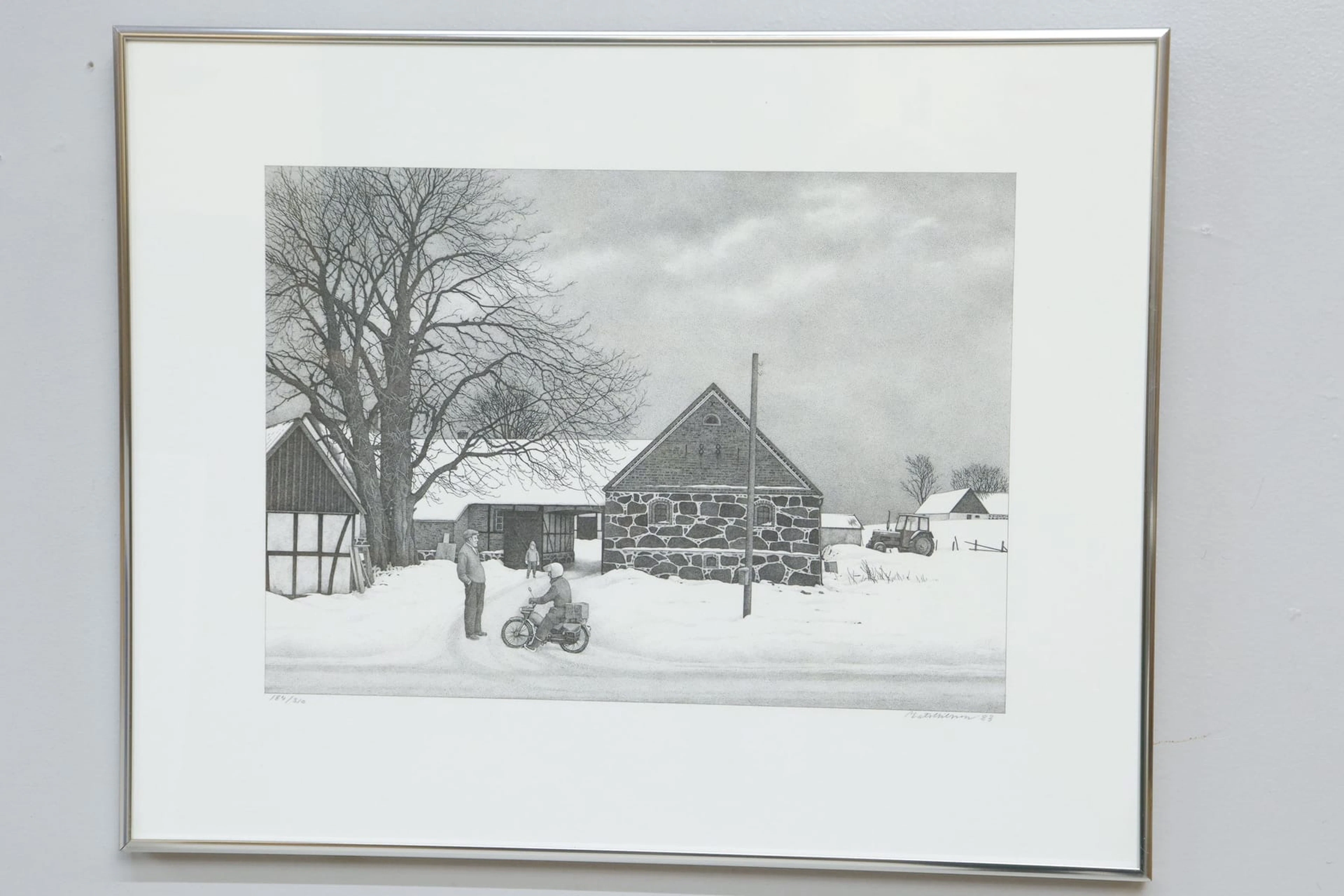 Mats Nilsson, litografi, signerad
