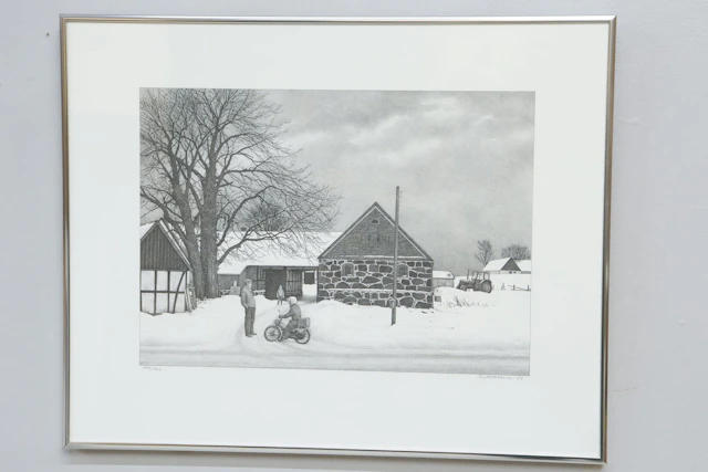 Mats Nilsson, litografi, signerad