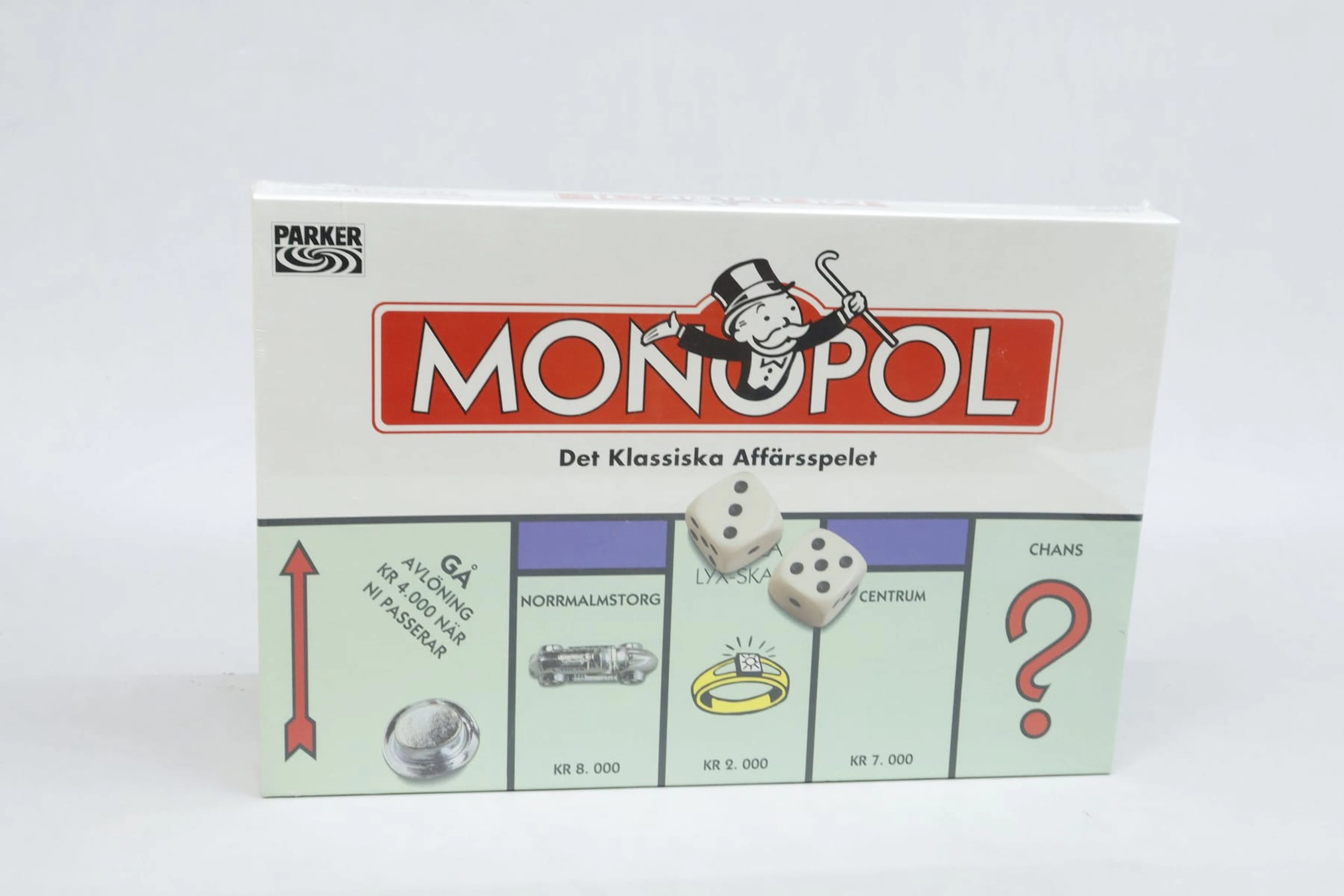 Sällskapsspel, Monopol, inplastat obegagnat