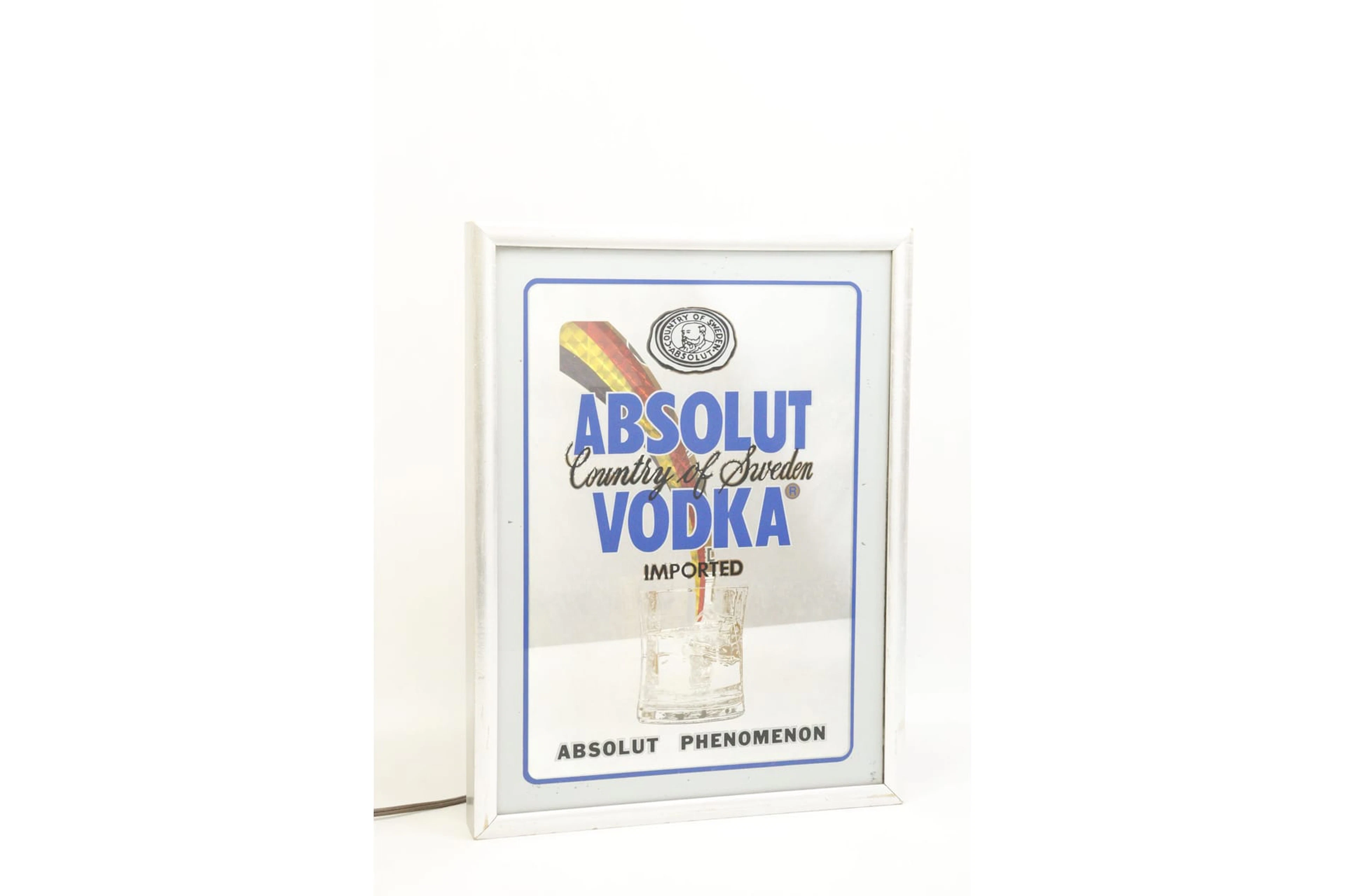 Barspegel med belysning, Absolut Vodka