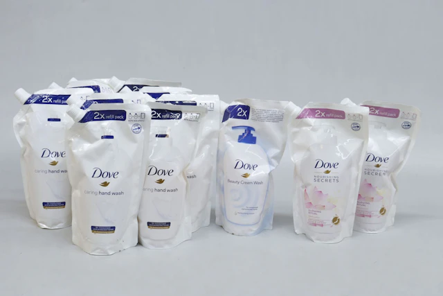 Handtvål, 12st, Dove, refill, 500ml