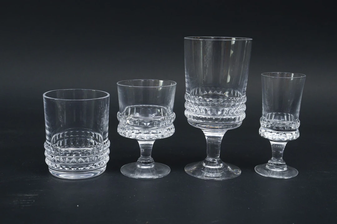Glasservis, 40 delar, "Corona", Bengt Edenfalk, Skruf