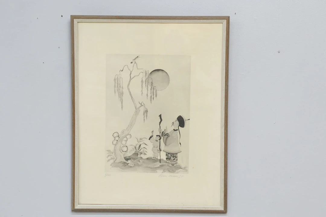 Einar Nerman, tryck,l signerad