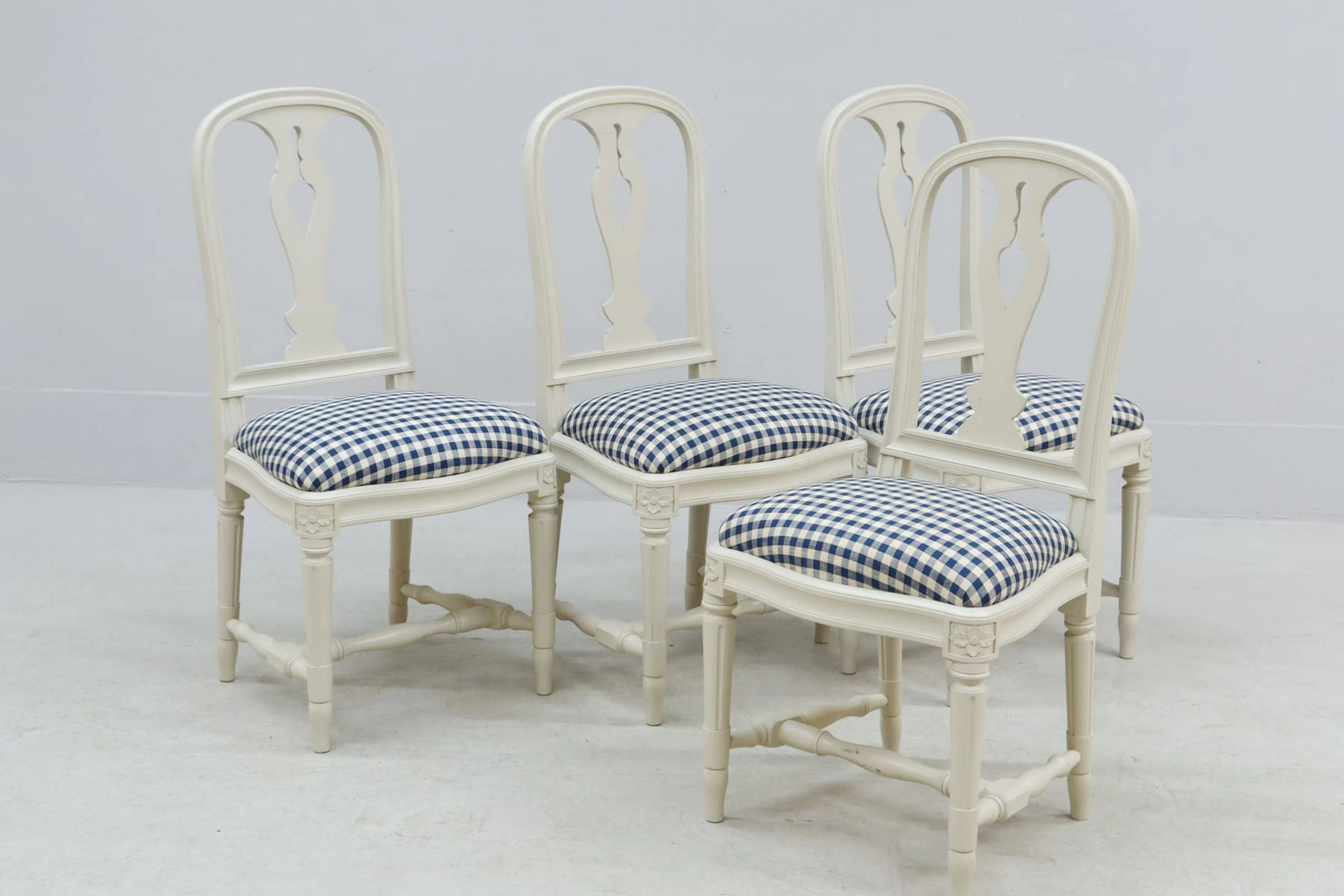 Stolar, 4st, "Hallunda", ur IKEA:s 1700-talsserie.