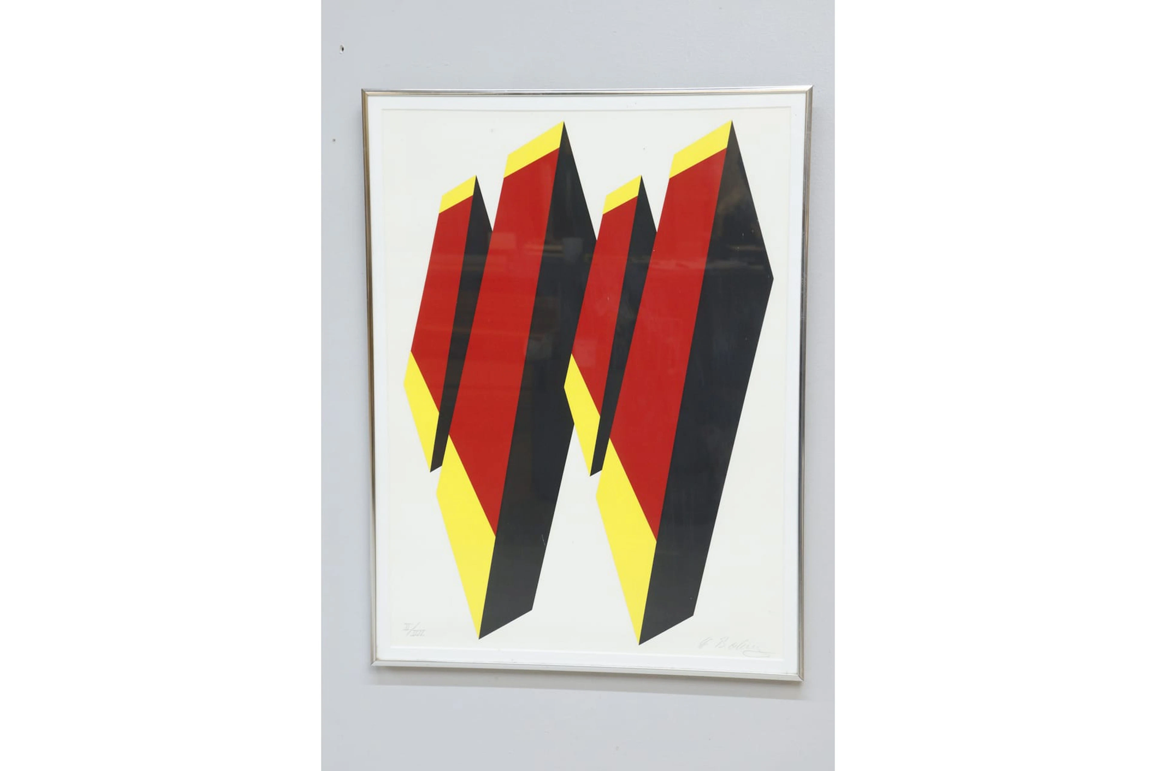 Christer Boberg, litografi, signerad