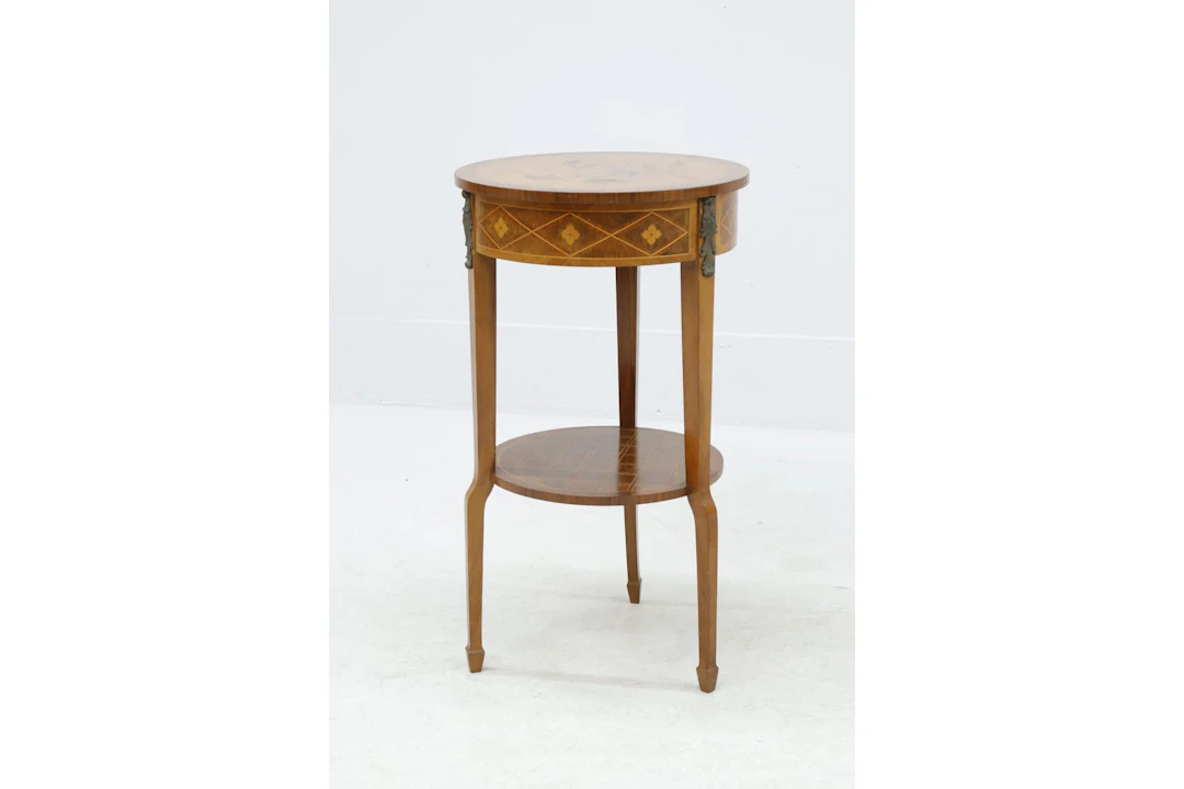 Lampbord med intarsia, gustavianskstil