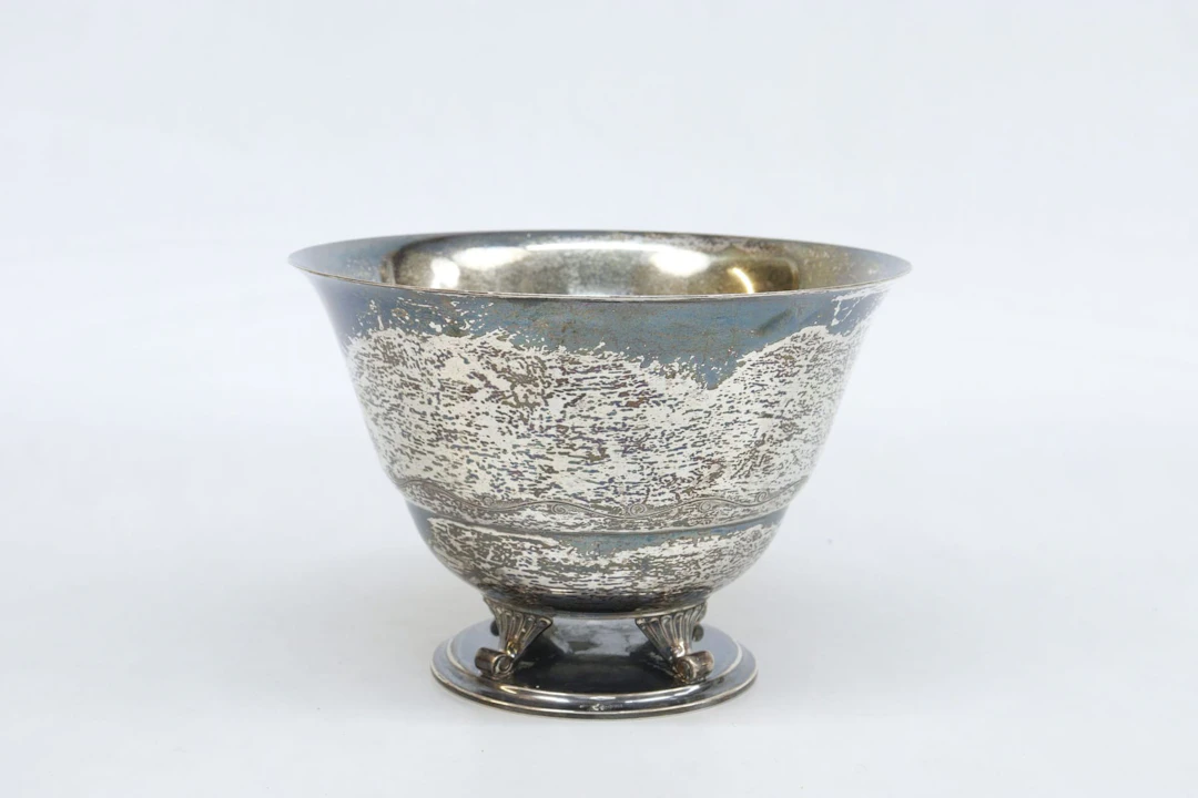 Skål, silver, GAB, 1930, vikt 534 gram