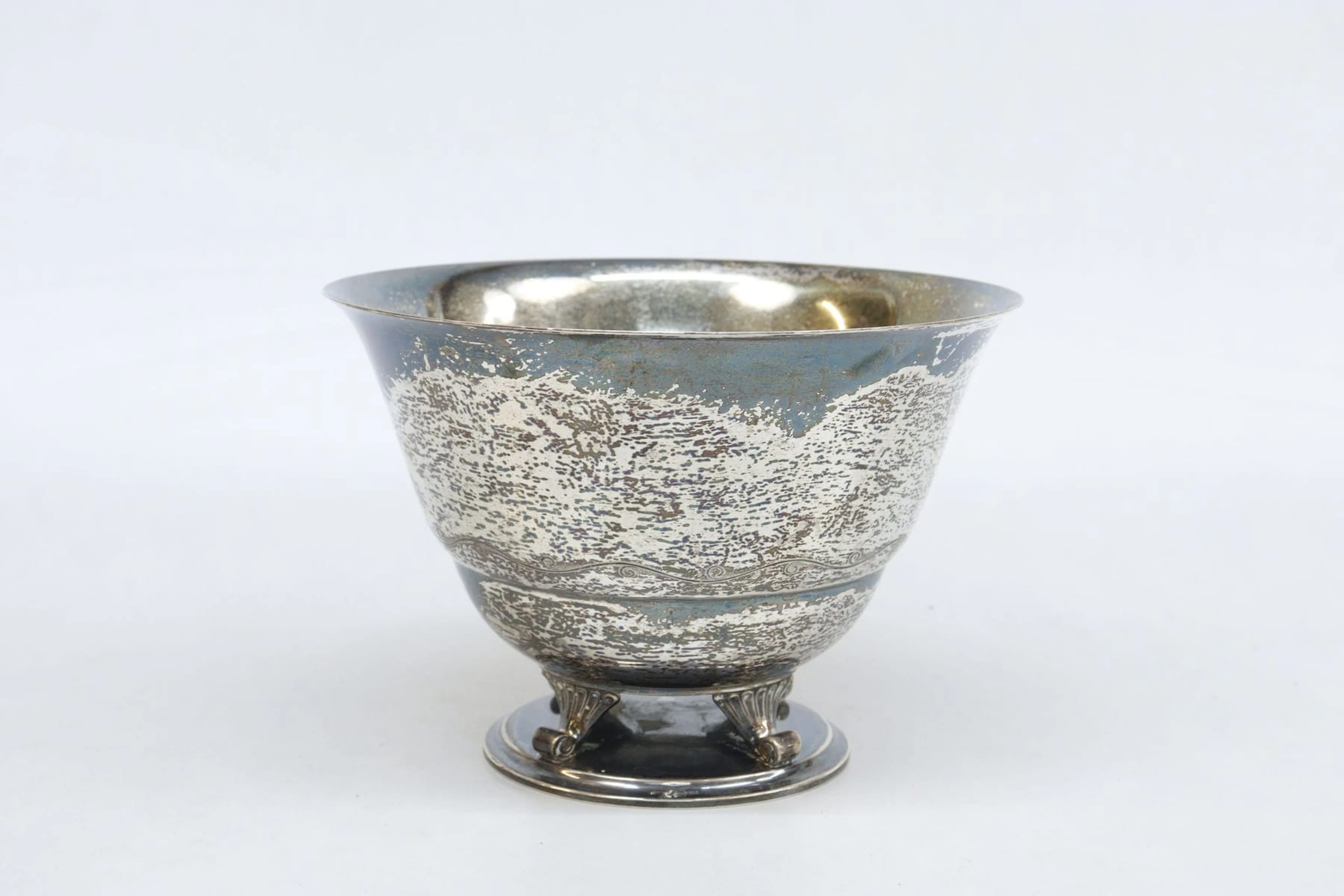 Skål, silver, GAB, 1930, vikt 534 gram