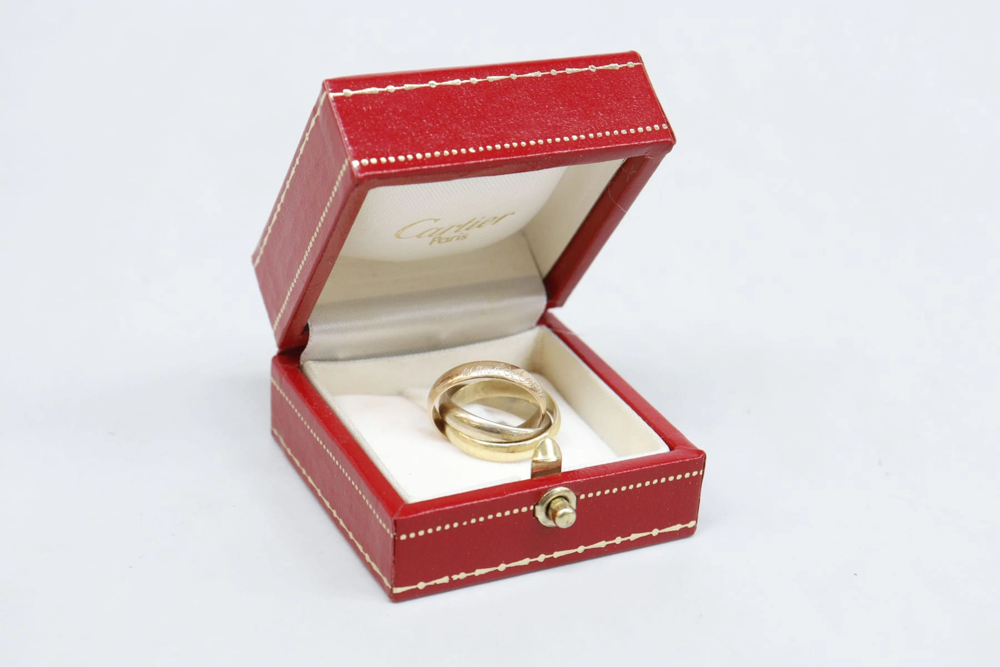 Ring, 18k guld, Cartier "Trinity", Le Must de Cartier, vikt 6.3 gram