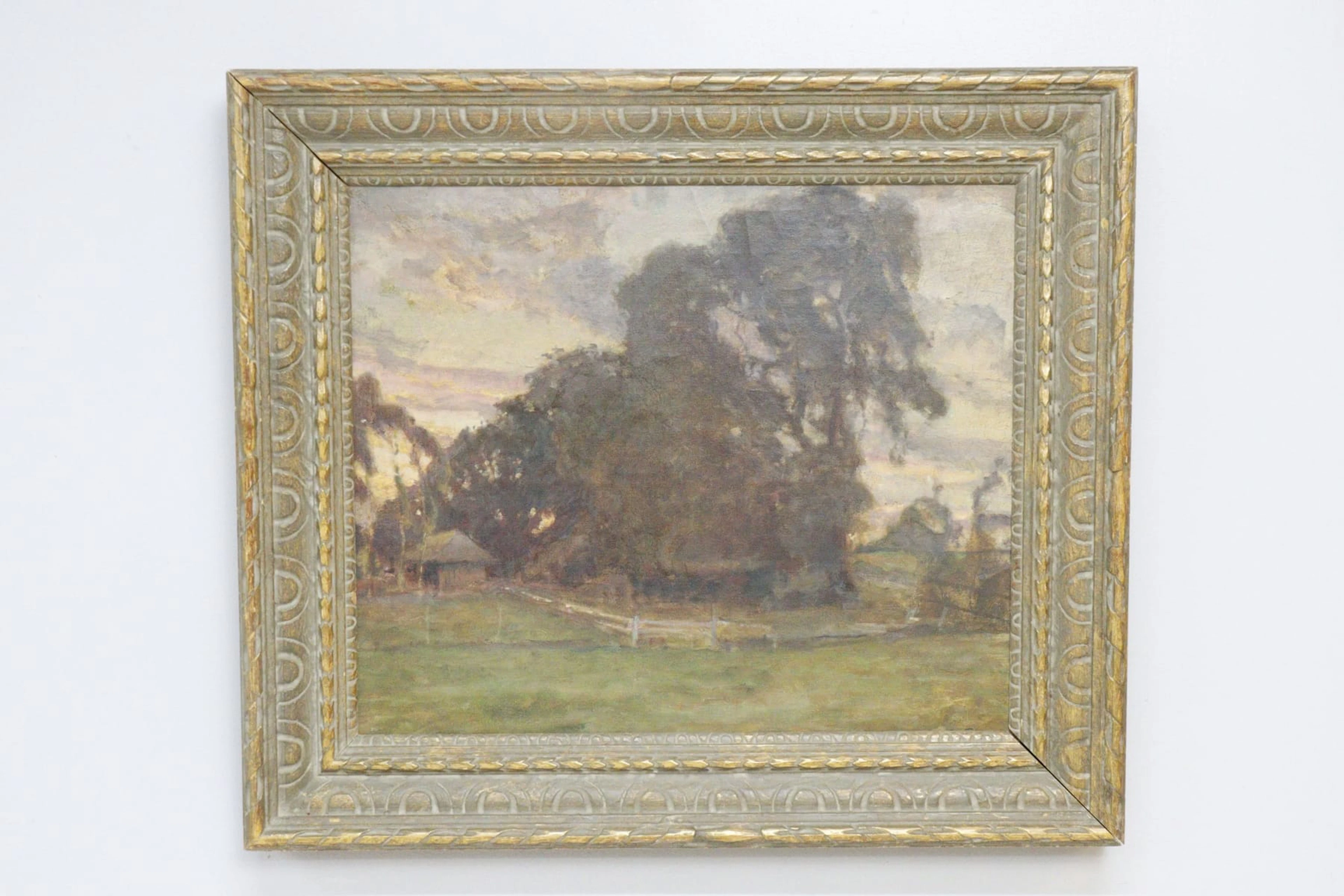 Otto Sarp, olja på duk, signerad