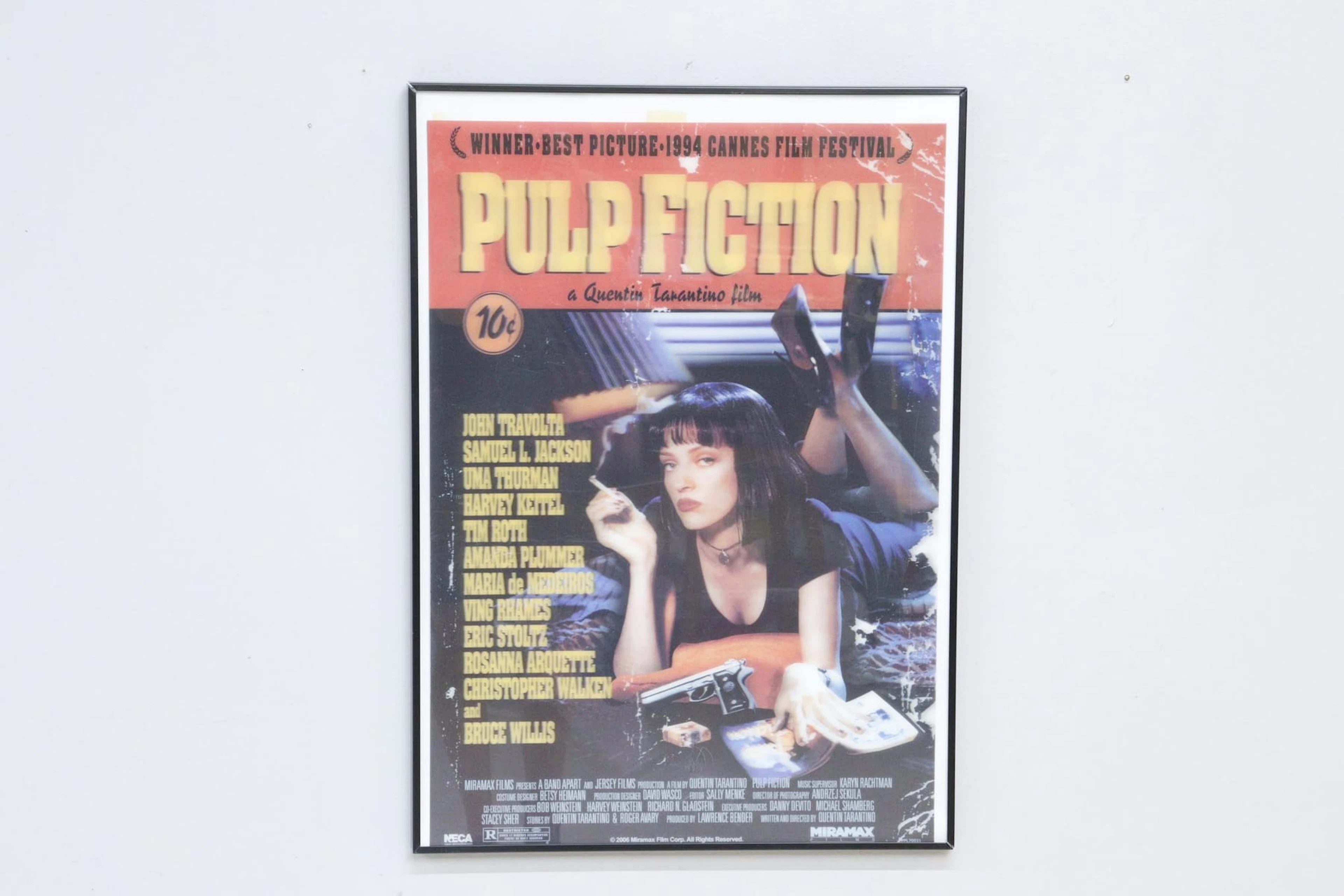 Filmaffisch, Pulp Fiction, hologram